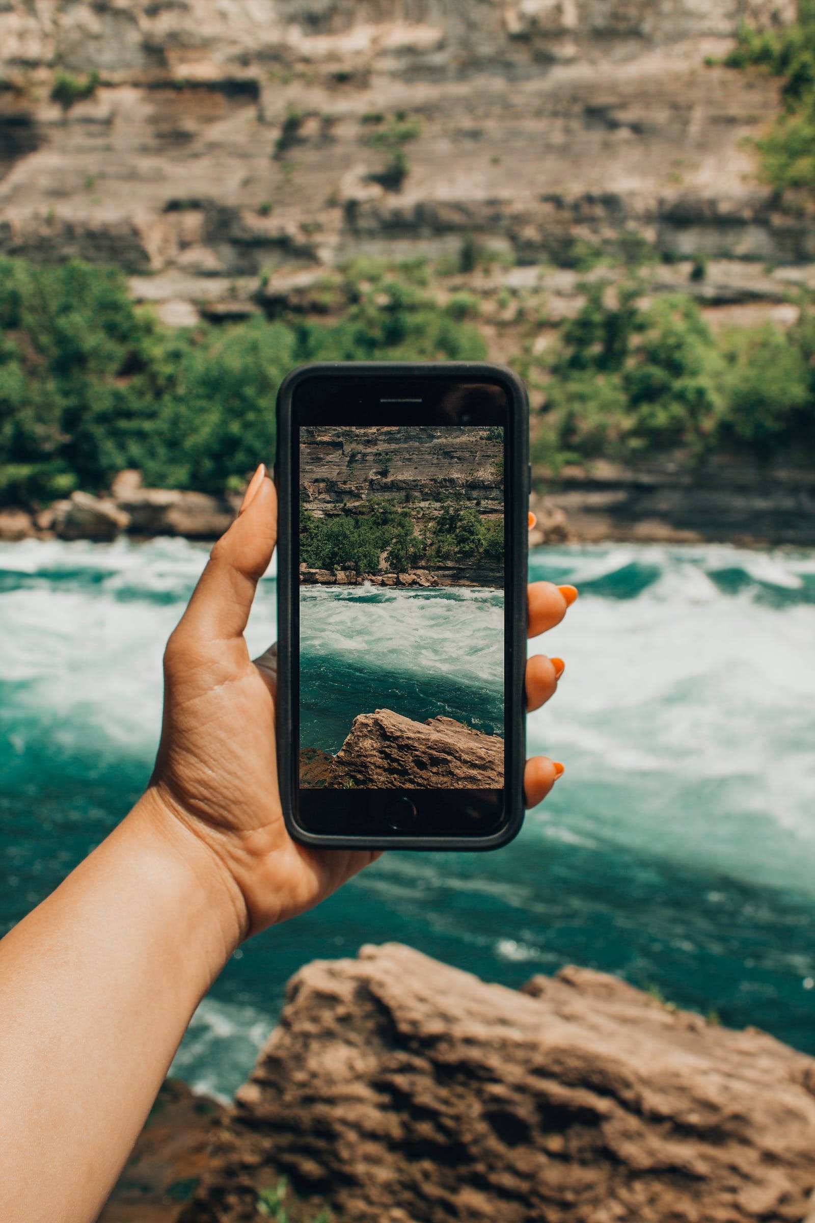 Sông Thiên Nhiên iPhone Hình nền
