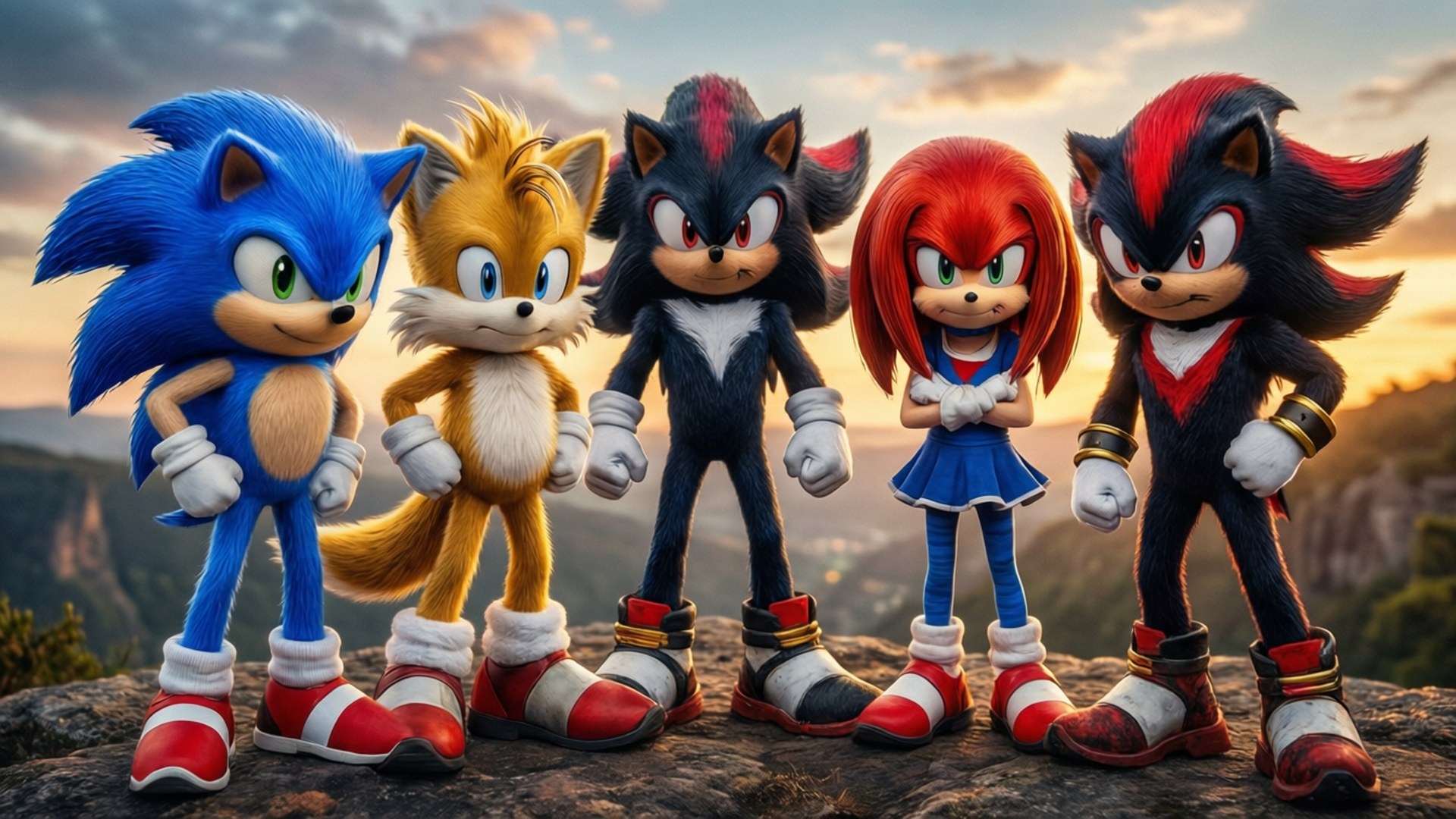 Sonic Anh Hùng Đoàn Kết Hình nền