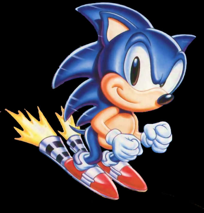 Sonic Cổ Điển Tăng Tốc Hình nền
