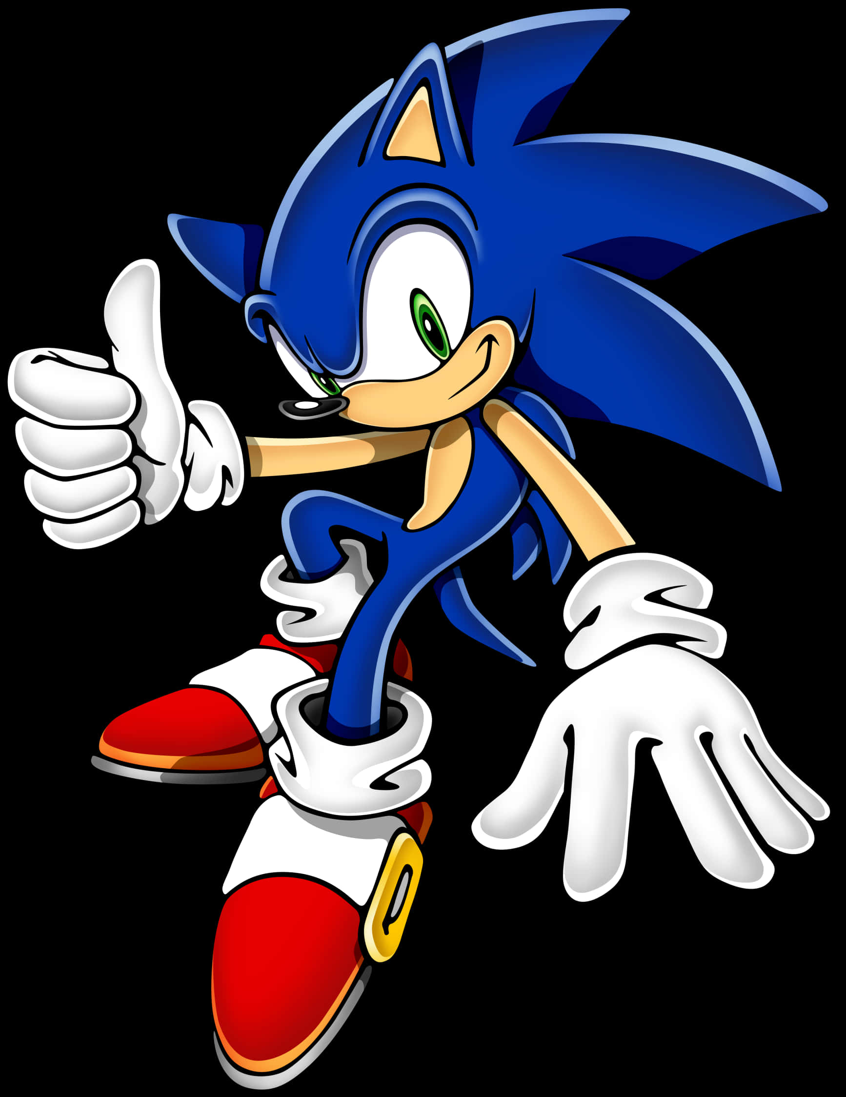 Sonic giơ ngón cái Hình nền