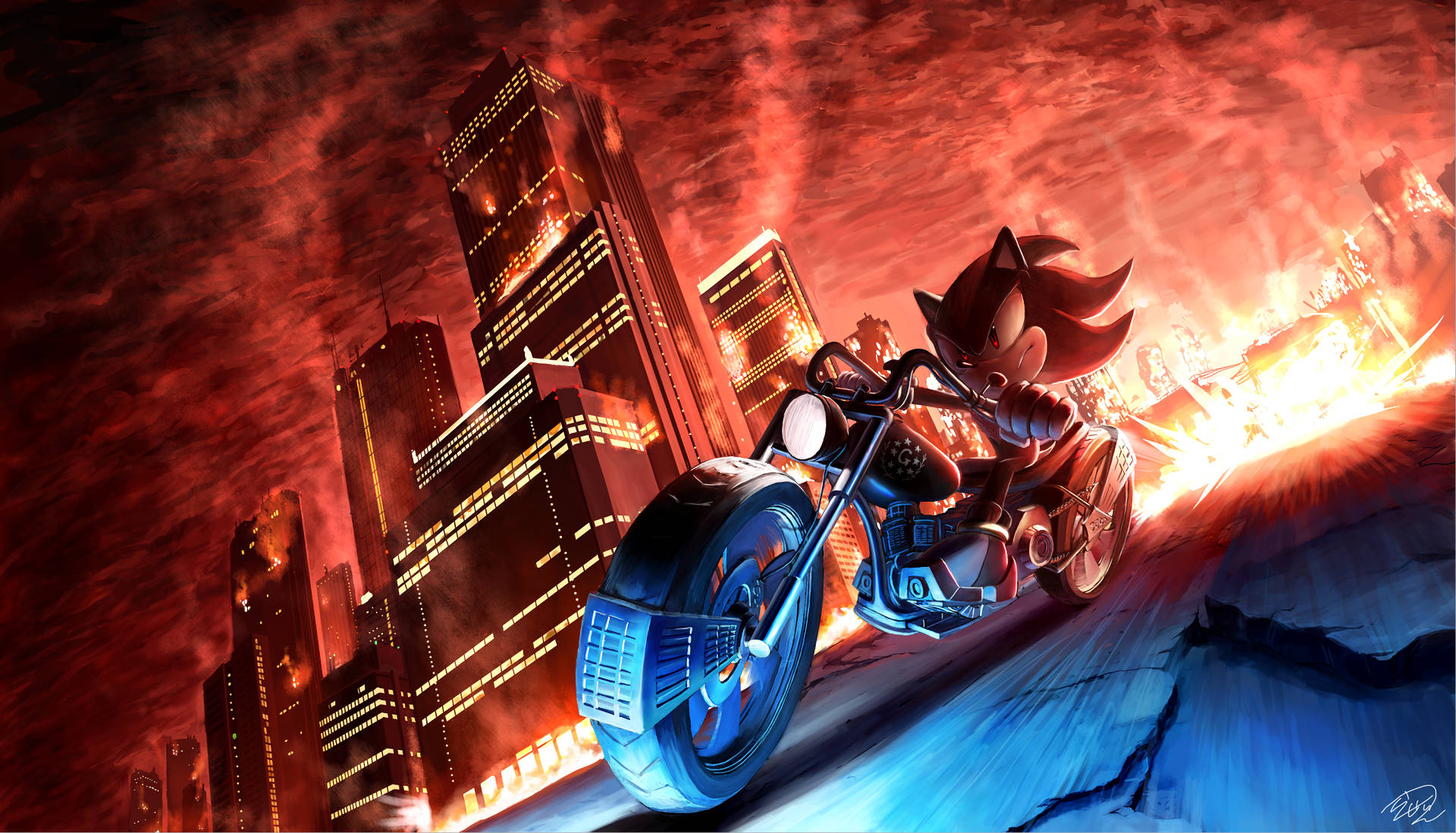 Hình nền Sonic Shadow the Hedgehog.