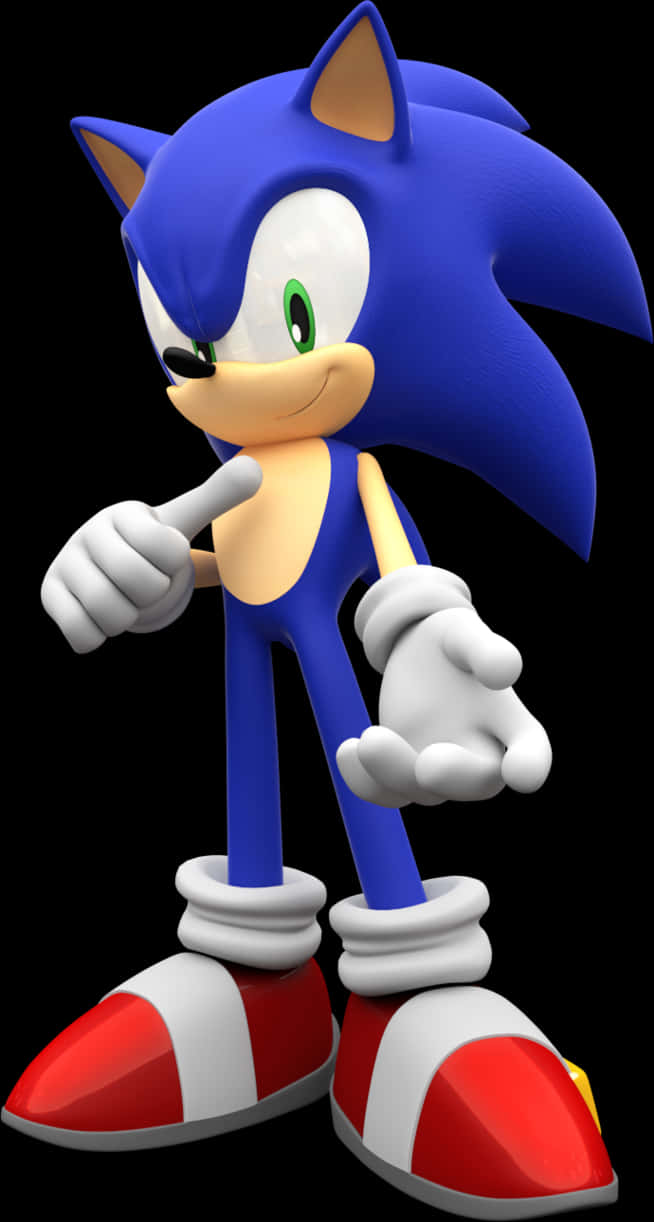 Sonic The Hedgehog tạo dáng Hình nền
