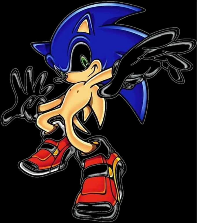 Sonic the Hedgehog tư thế cổ điển Hình nền