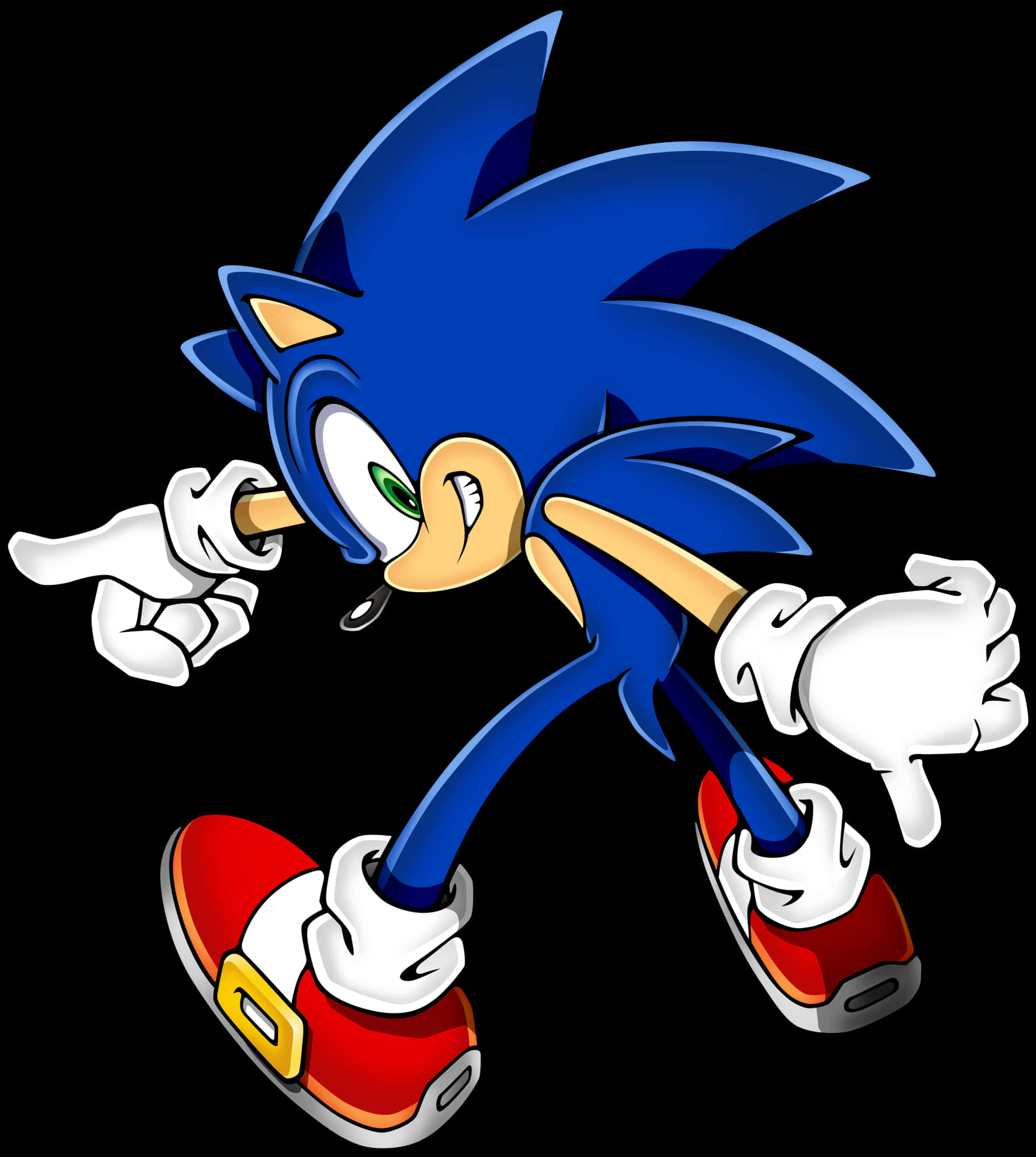 Sonic The Hedgehog Tư Thế Kinh Điển Hình nền