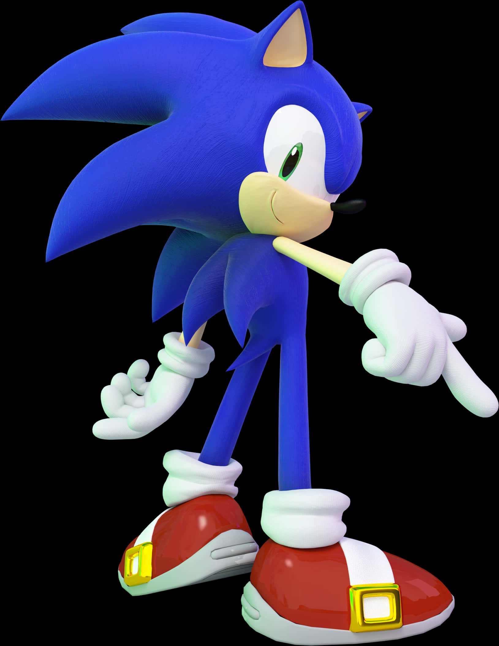 Sonic The Hedgehog tư thế suy nghĩ Hình nền