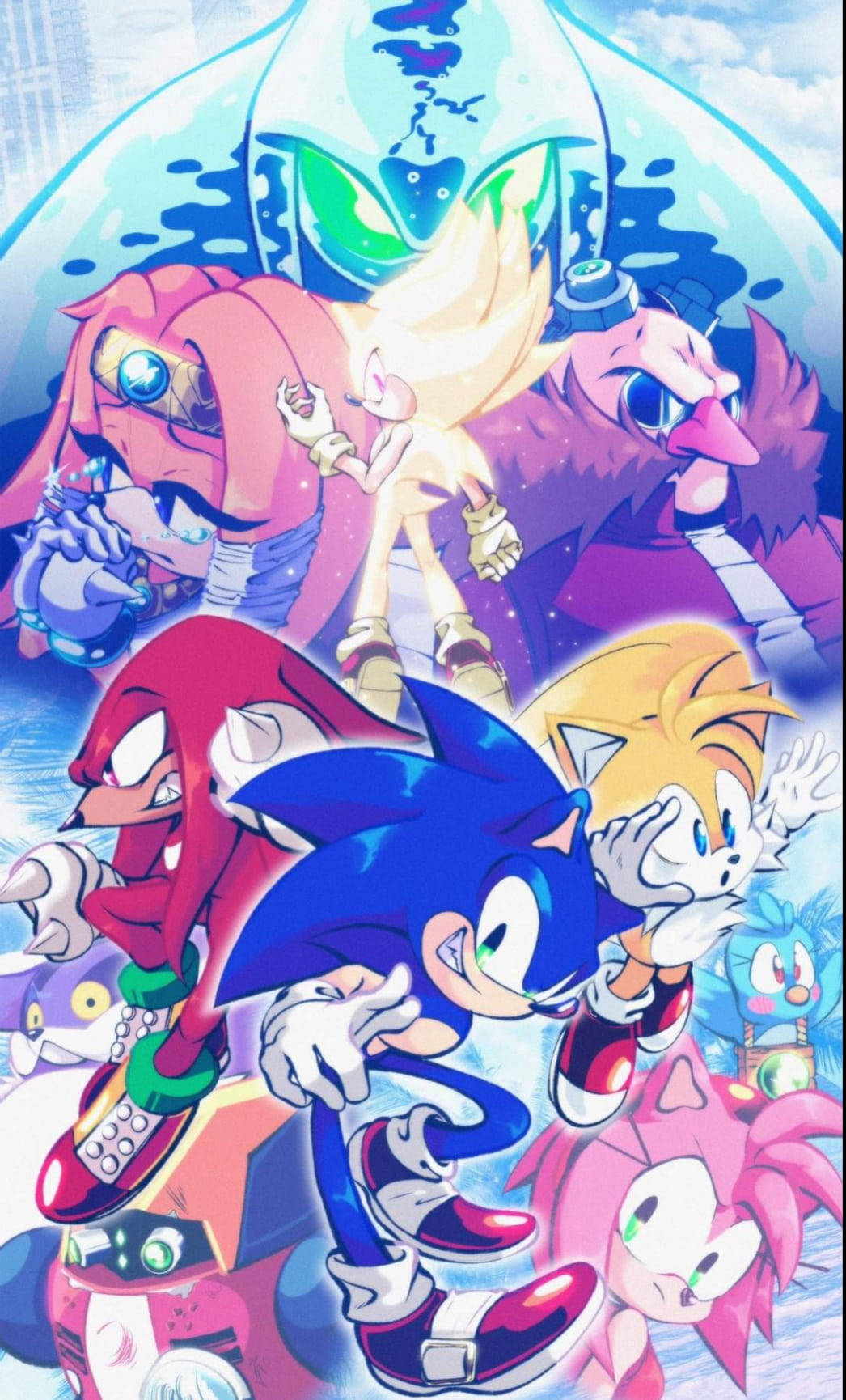 Sonic The Hedgehog và bạn bè Hình nền