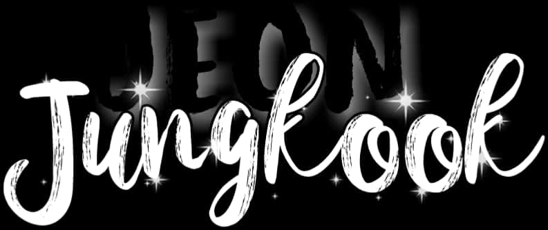 Sparkling_Jungkook_Text_Graphic Hình nền