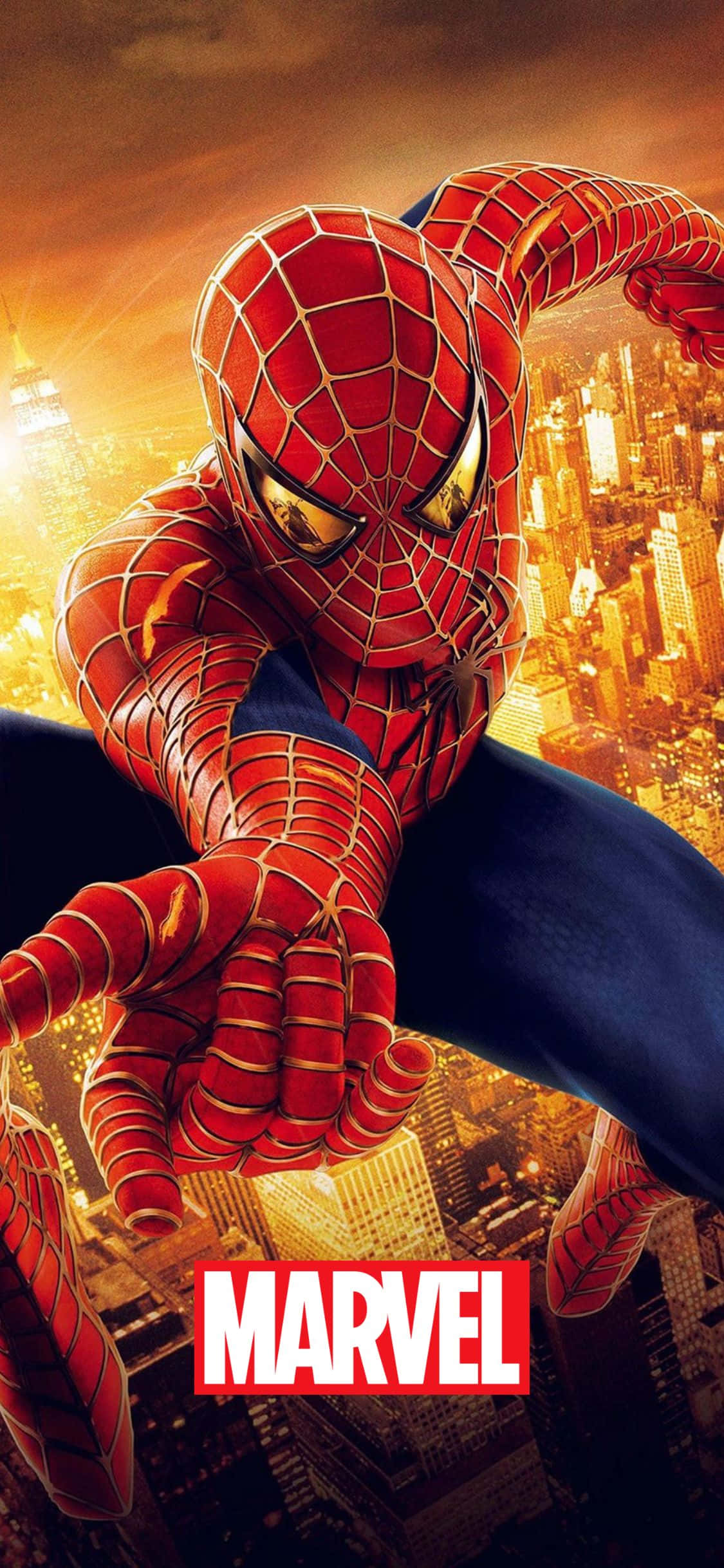 Spider-Man 2 Poster iPhone XS Marvel Background Hình nền
