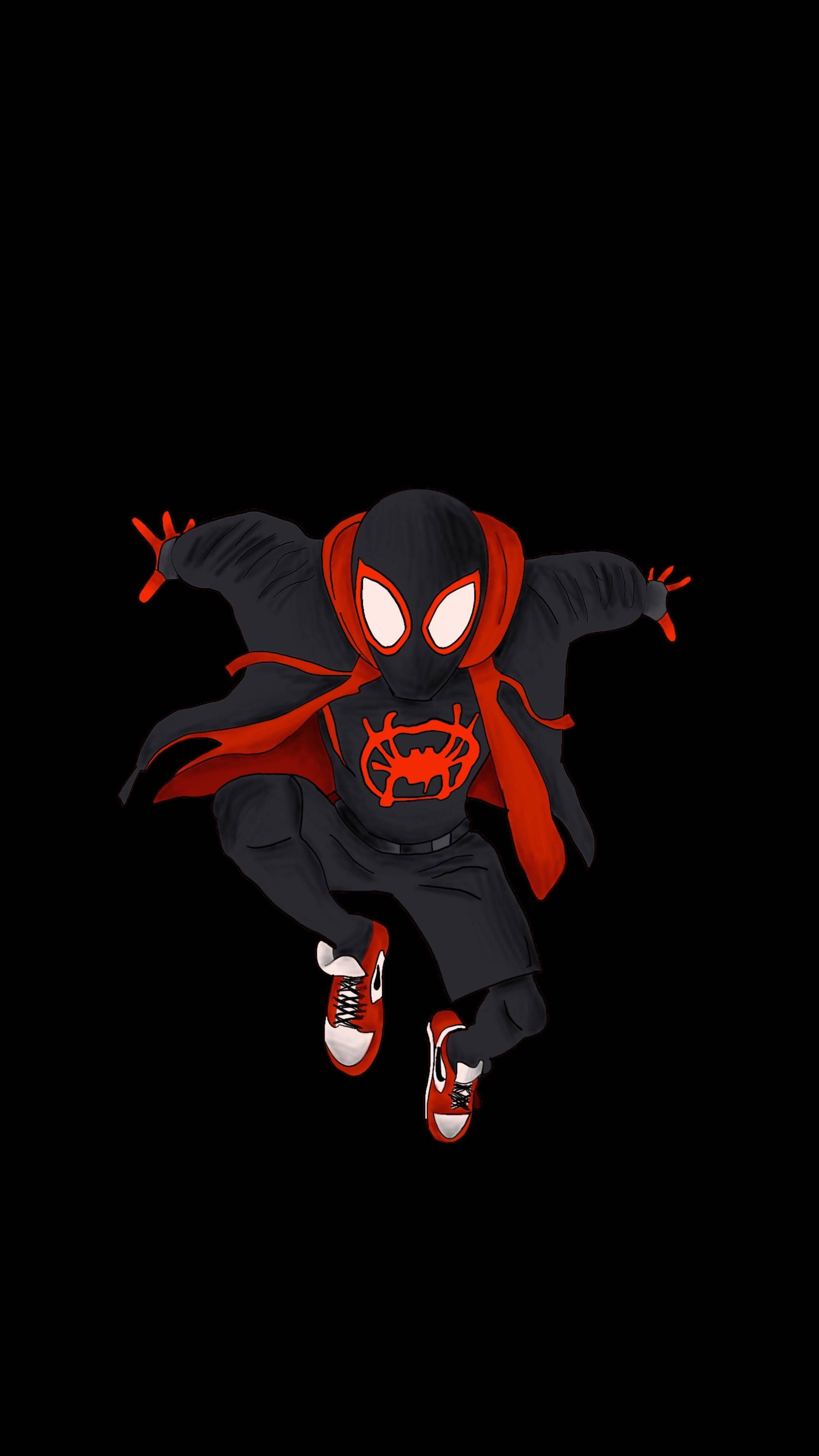 Spiderman Đen Amoled Đen Hình nền