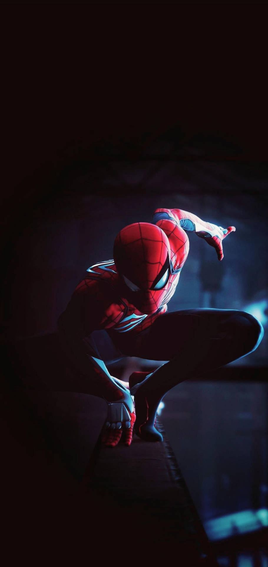 Spiderman Tư Thế Huyền Thoại Đấm Thủng Lỗ 4K Hình nền