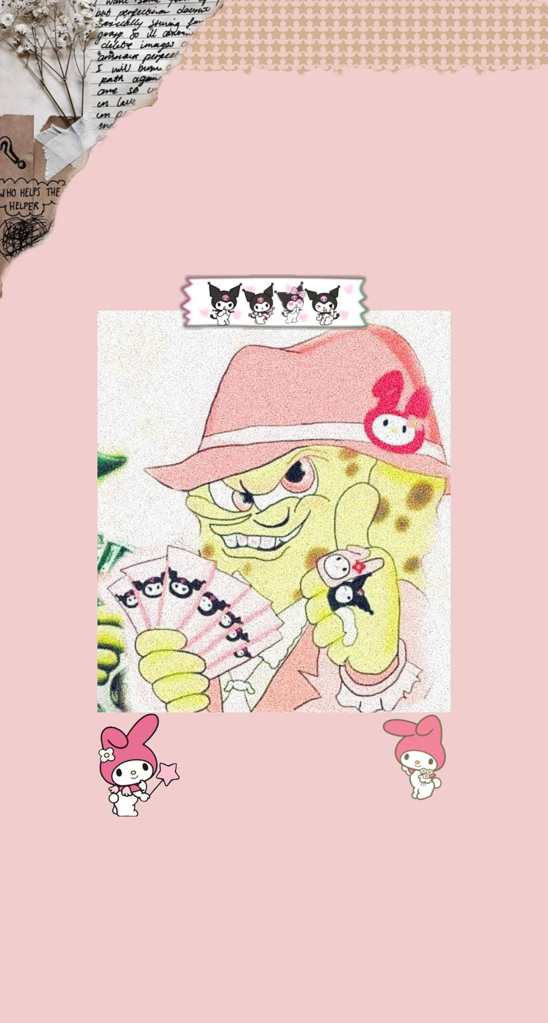 Spongebob Và My Melody Kuromi Hình nền
