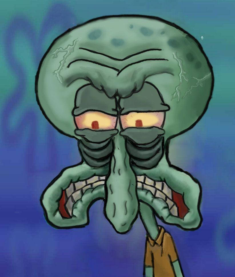 Squidward Tentacles nổi giận Hình nền