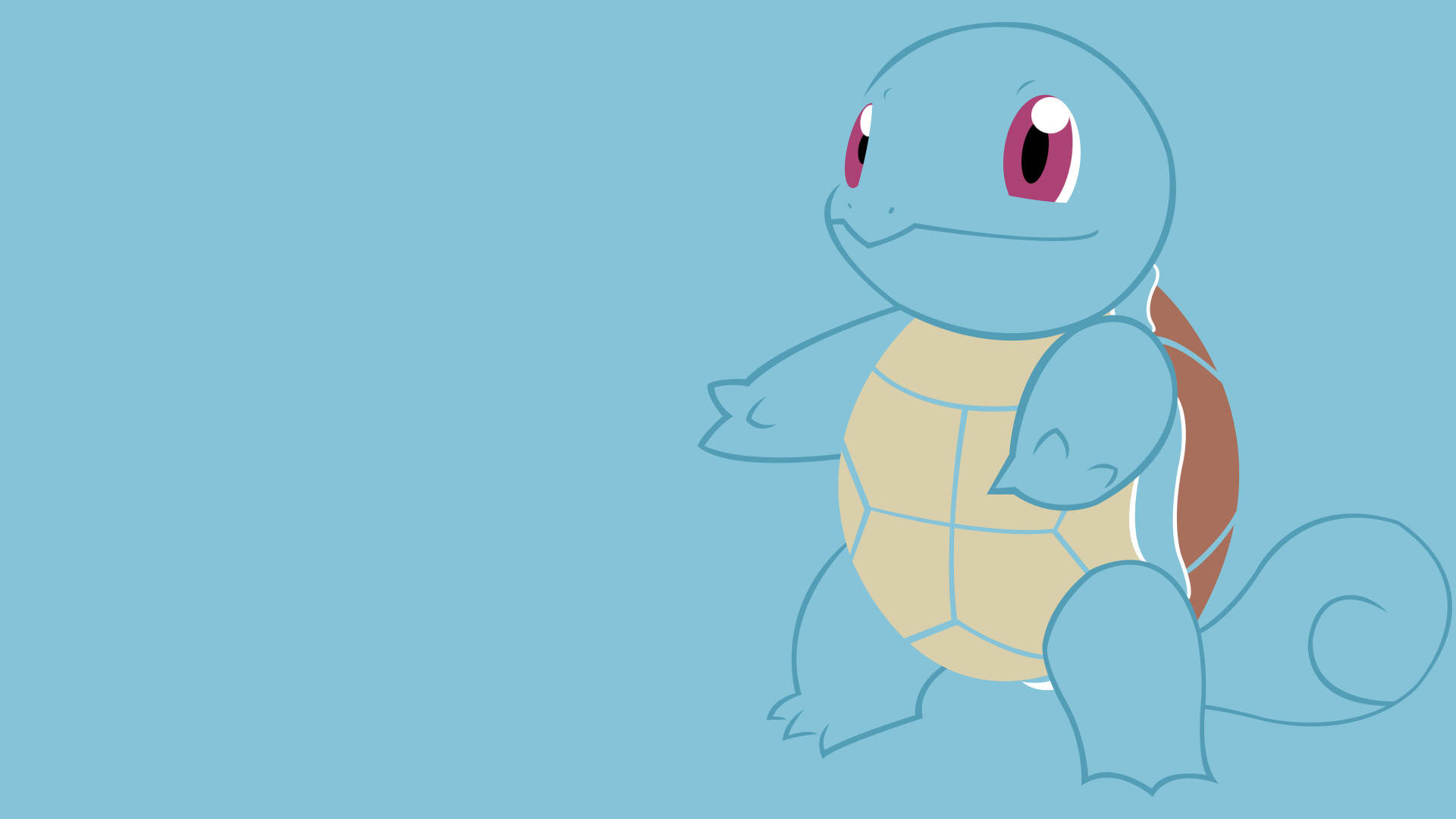 Squirtle Xanh Ngầu Pokemon Hình nền