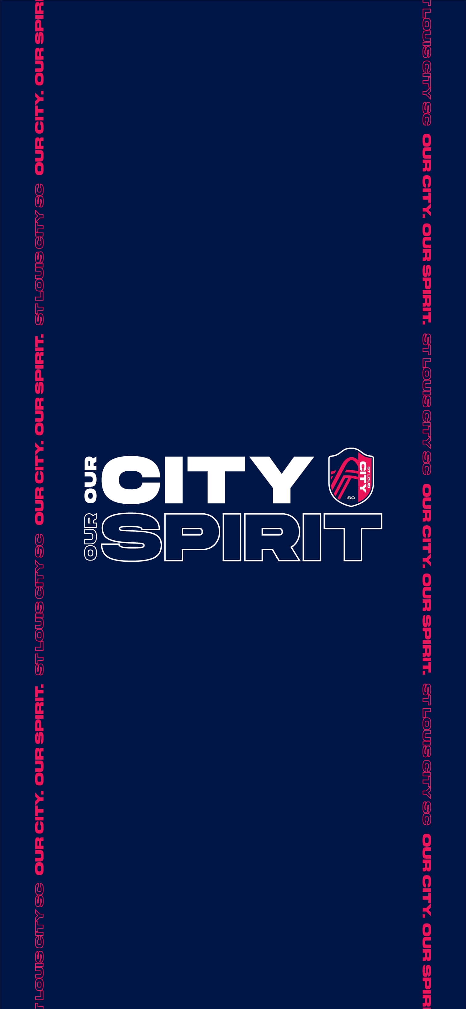 St. Louis City SC Our City Our Spirit Xanh Đậm Hình nền
