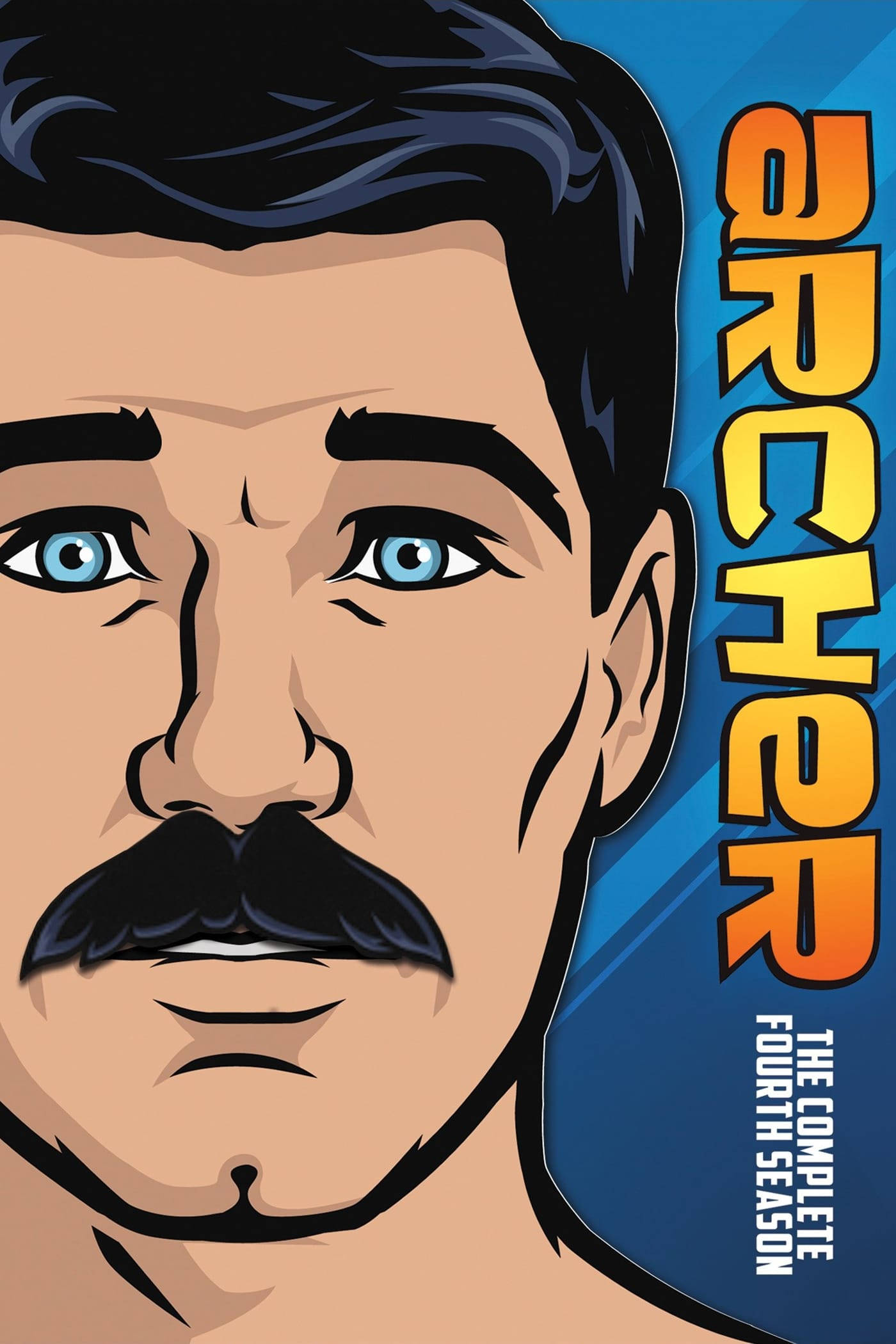 Sterling Archer sẵn sàng hành động - Áp phích DVD Archer Mùa 4 Hình nền