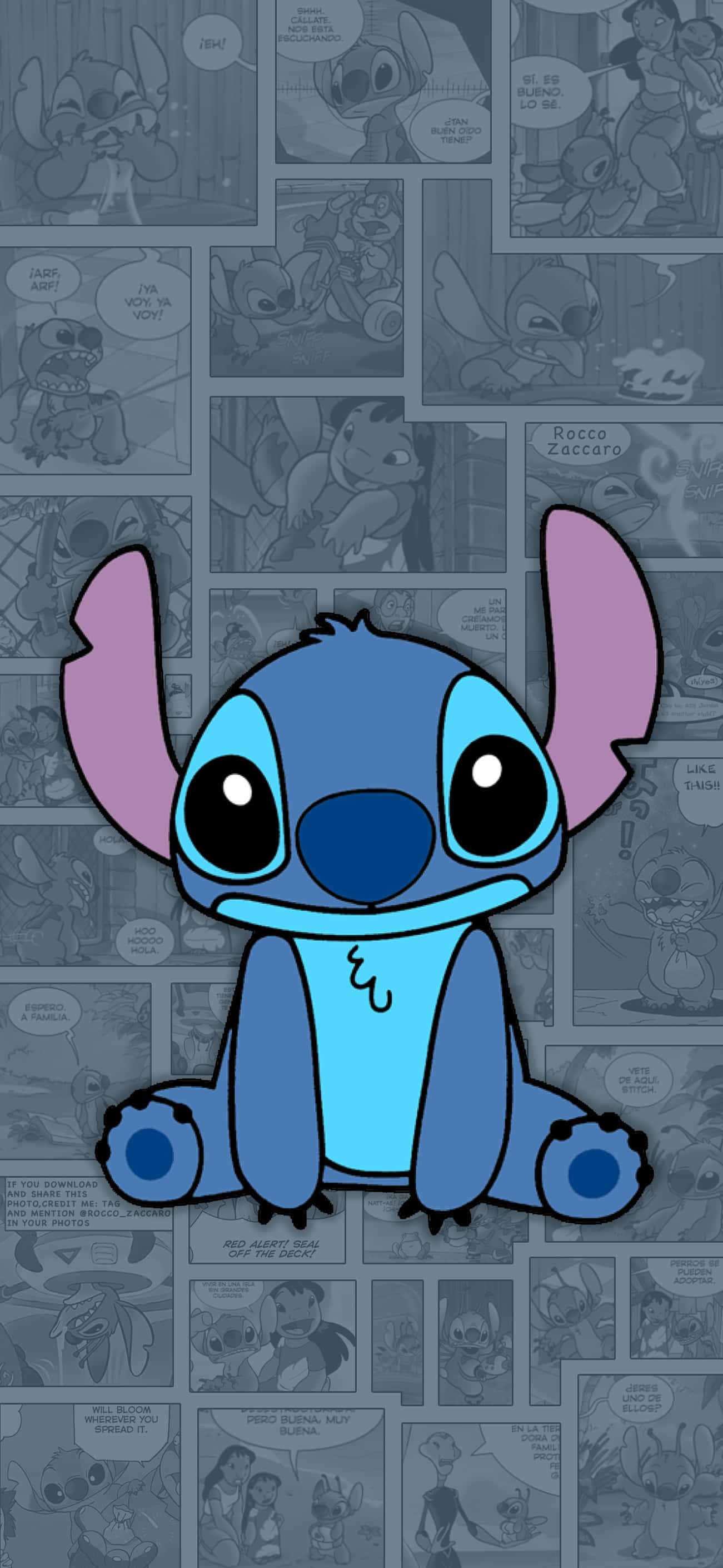 Stitch ở Thiên Đường - Khung cảnh quyến rũ của Stitch đang ngắm nhìn biển đẹp lúc hoàng hôn. Hình nền
