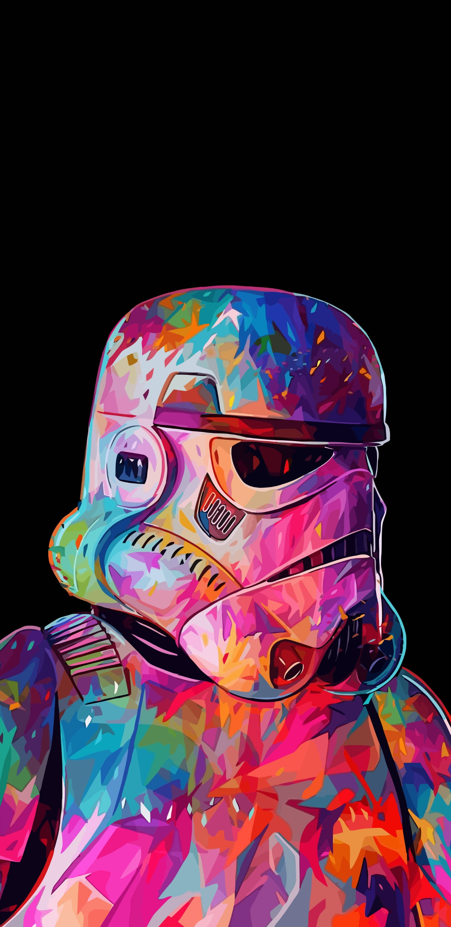 Stormtrooper đầy màu sắc 2K Amoled Hình nền