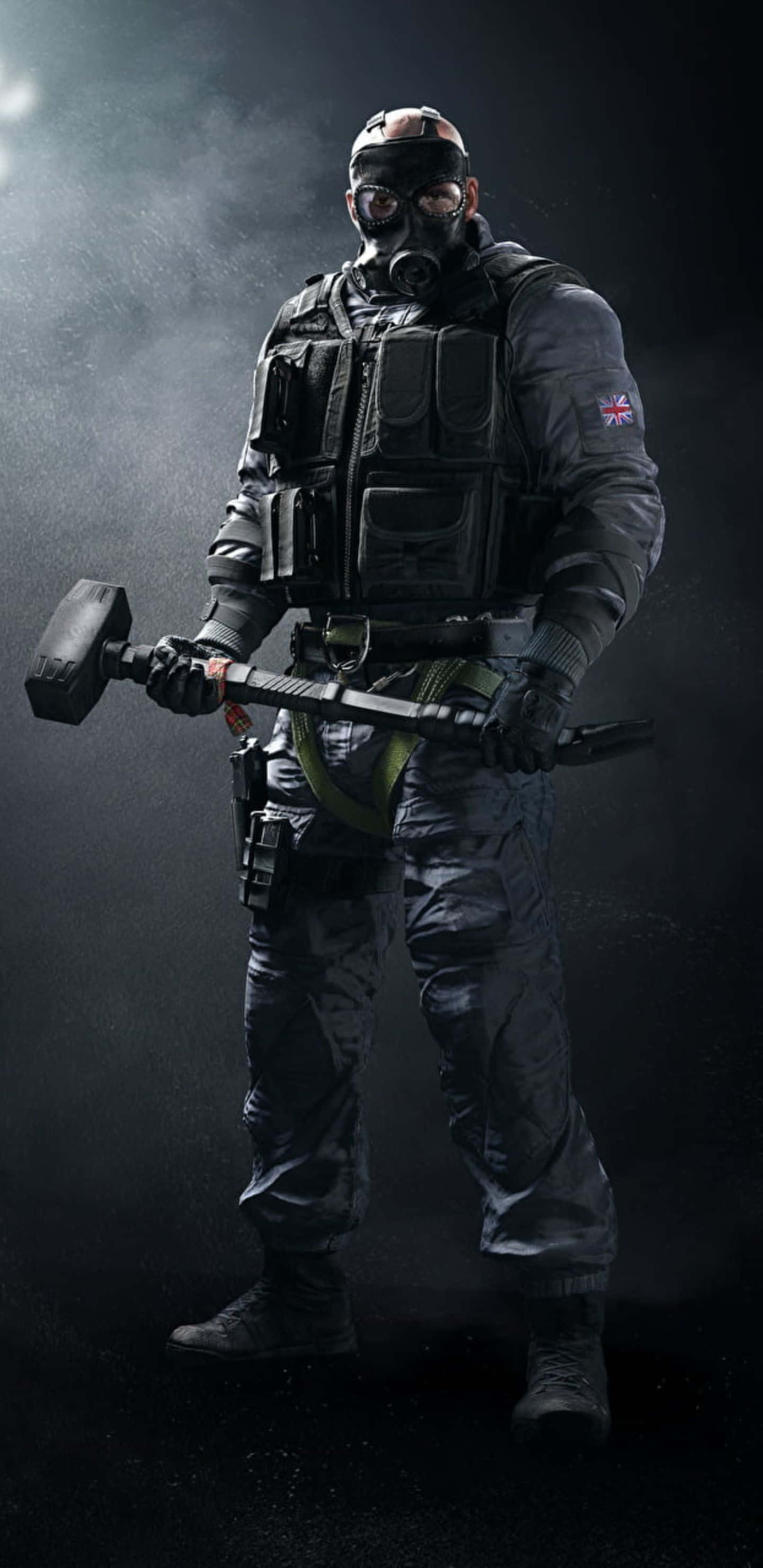 Sự phấn khích và hành động trên Google Pixel 3xL với Rainbow Six Siege Hình nền