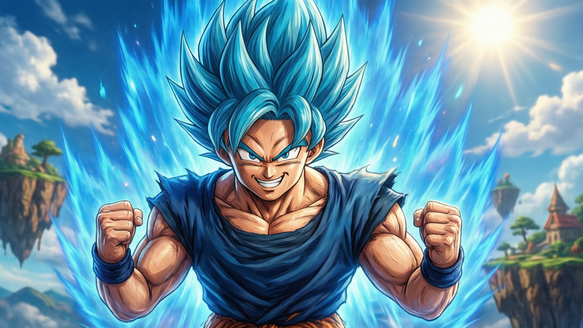 Sự Quyết Tâm của Goku Hình nền