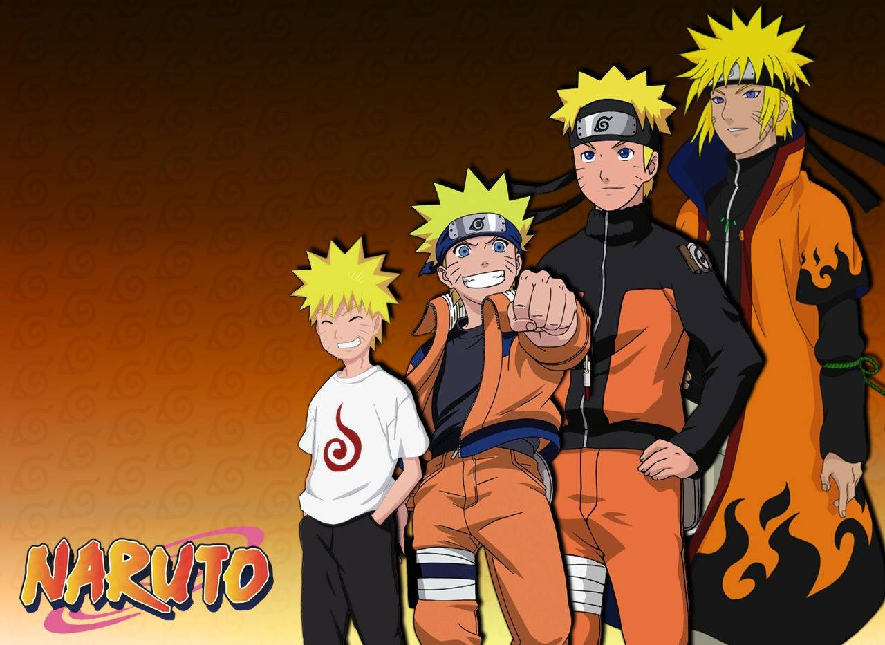 Sự Tiến Hóa Nhân Vật Naruto Ngầu Hình nền