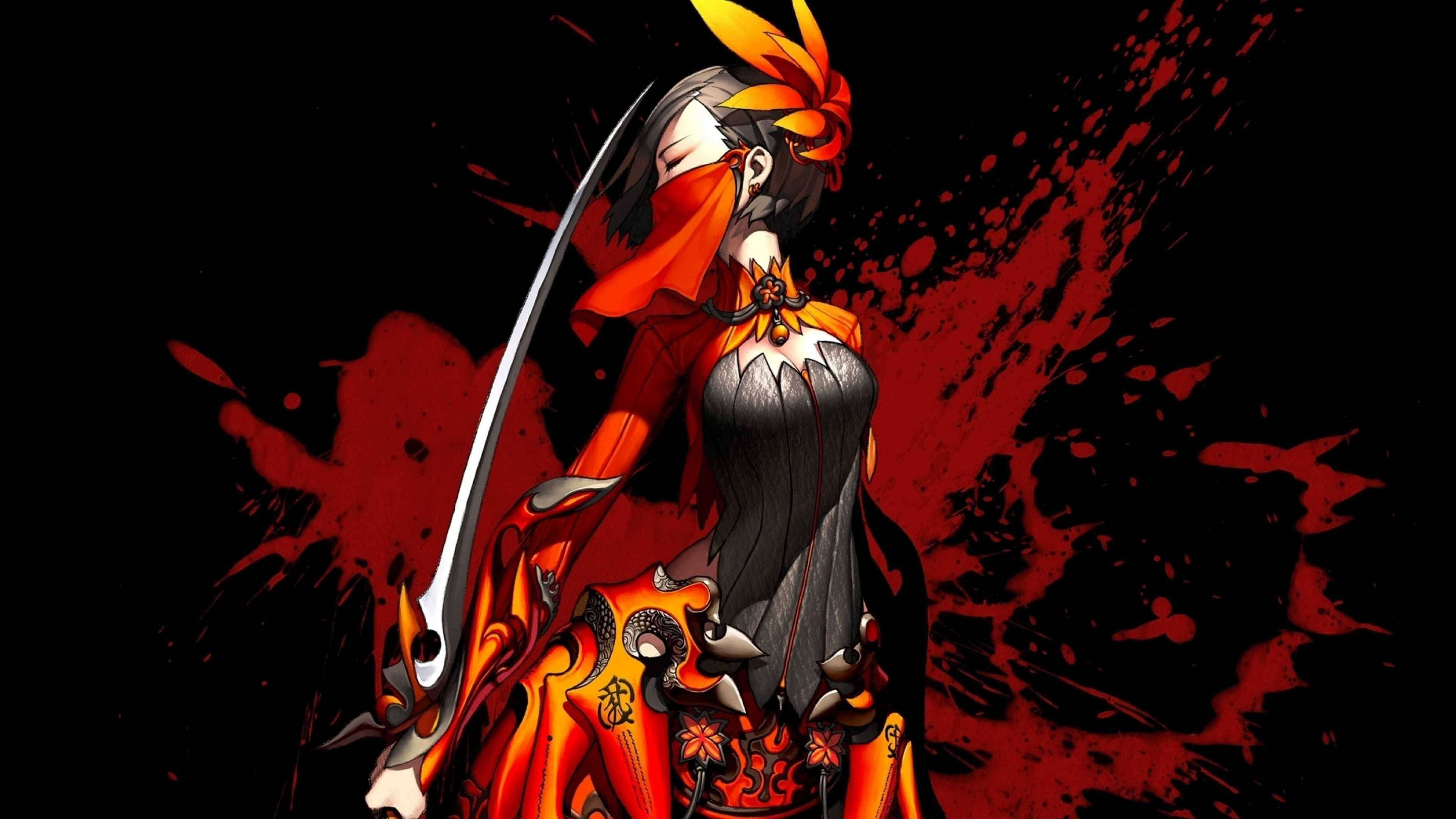 Sự Tinh Tế Anime Đỏ Hình nền