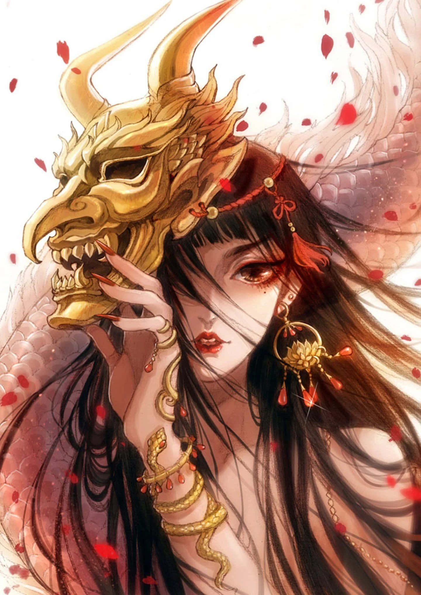"Sức Mạnh Đen Tối của Ác Quỷ Anime" Hình nền