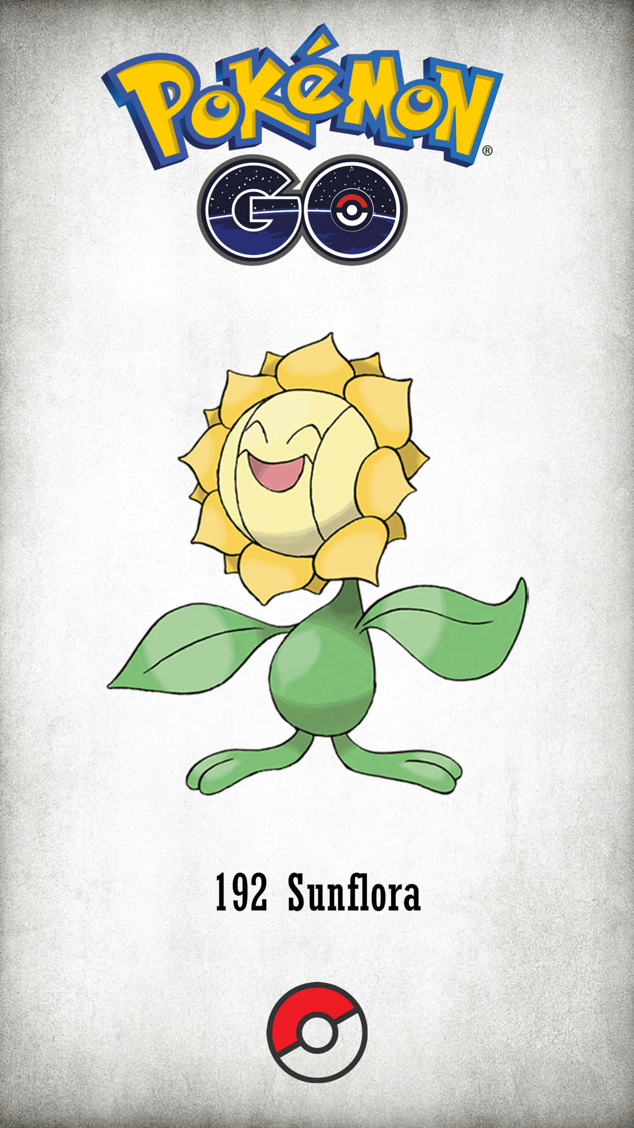 Sunflora trong Pokemon Go Hình nền