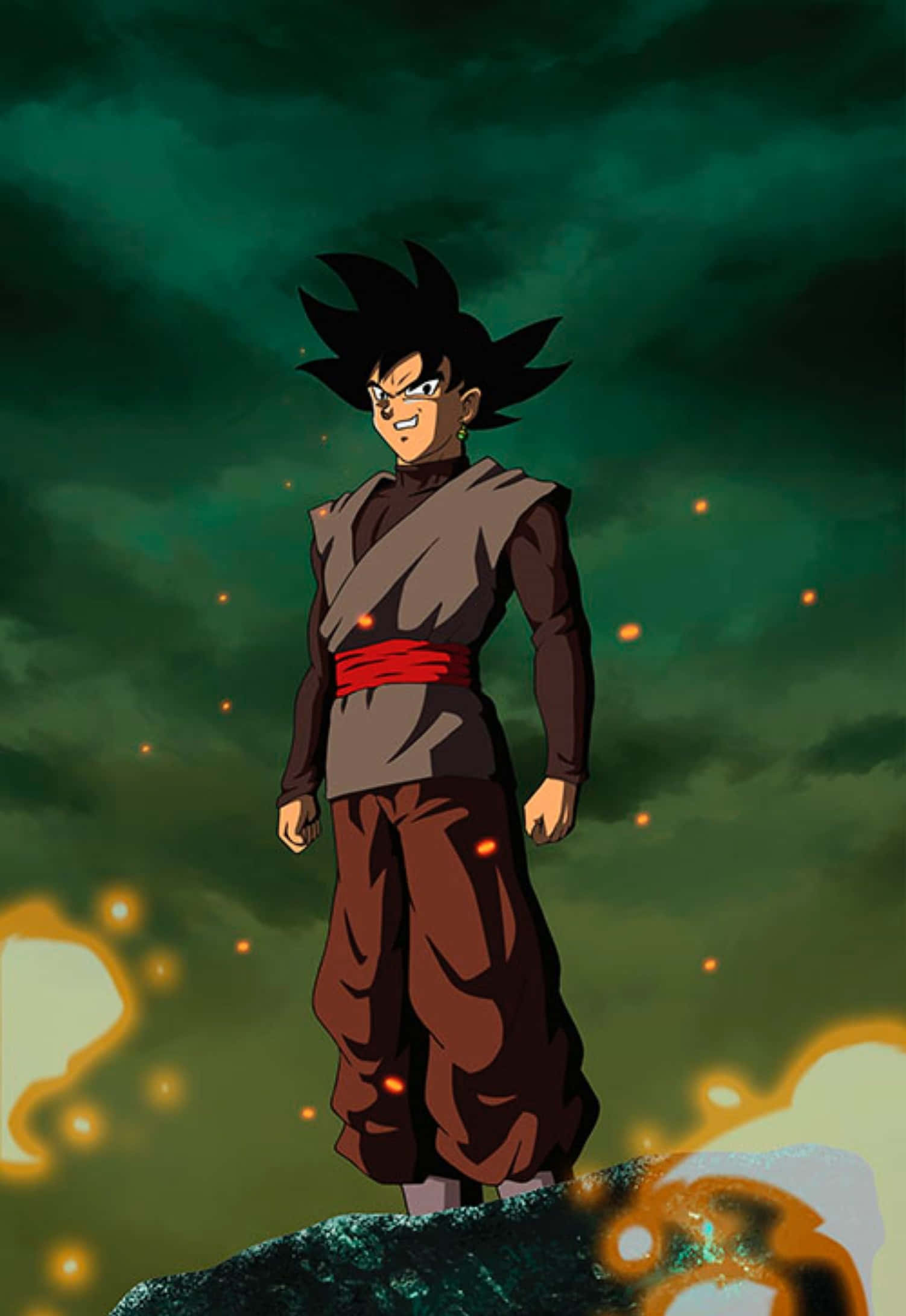 Super Saiyan Rosé, dạng biến thể của Goku Black Hình nền