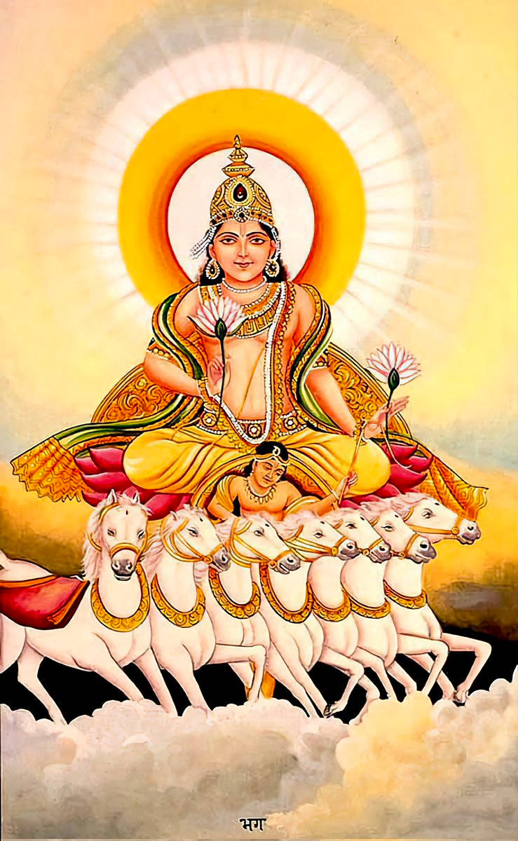 Surya Bhagwan Vầng Hào Quang Lớn Hình nền