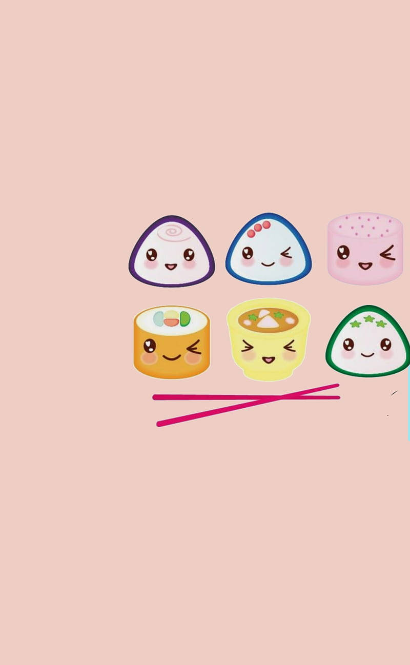 Sushi HD Dễ Thương Hình nền