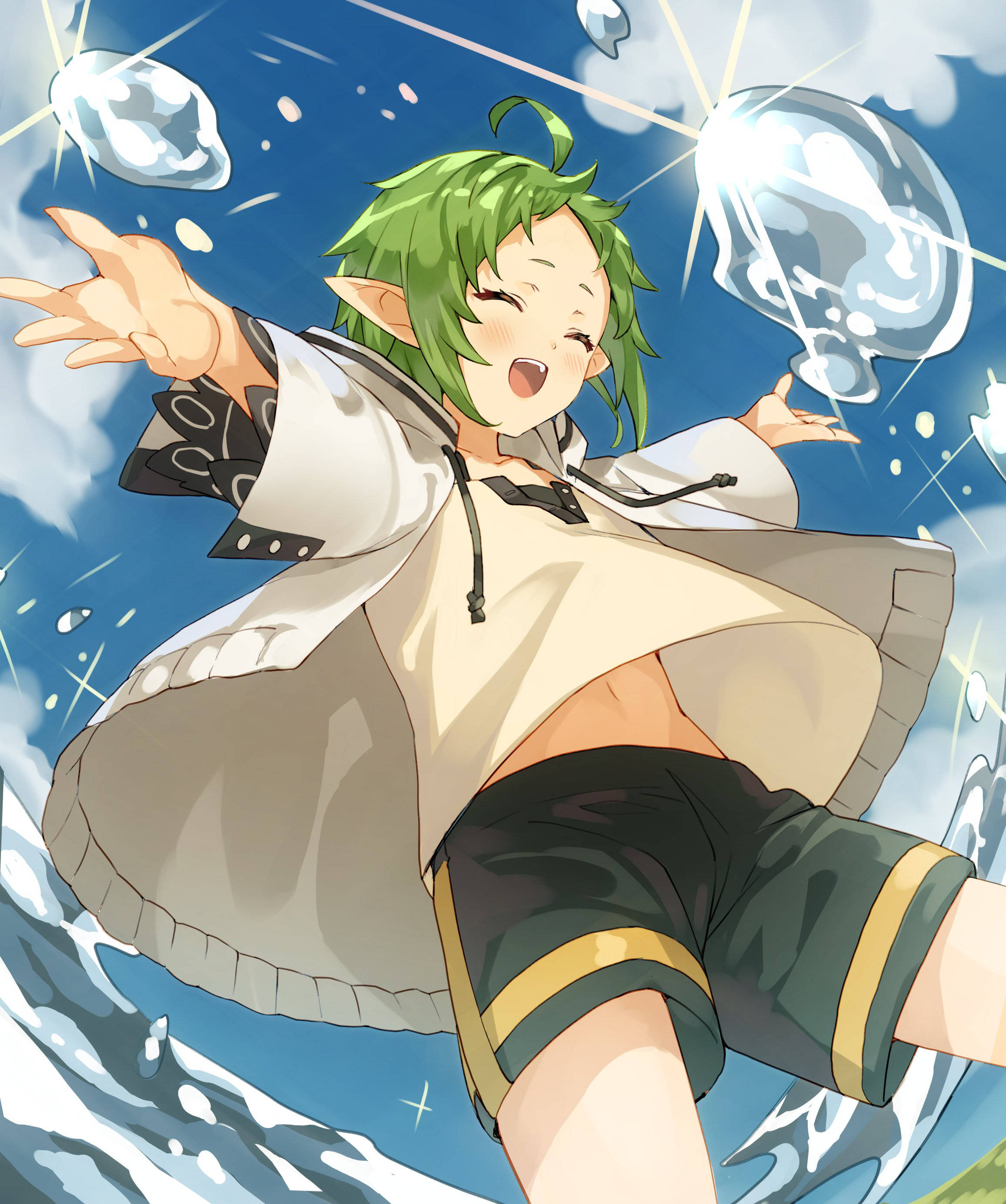 Sylphiette Vui vẻ Mushoku Tensei Hình nền