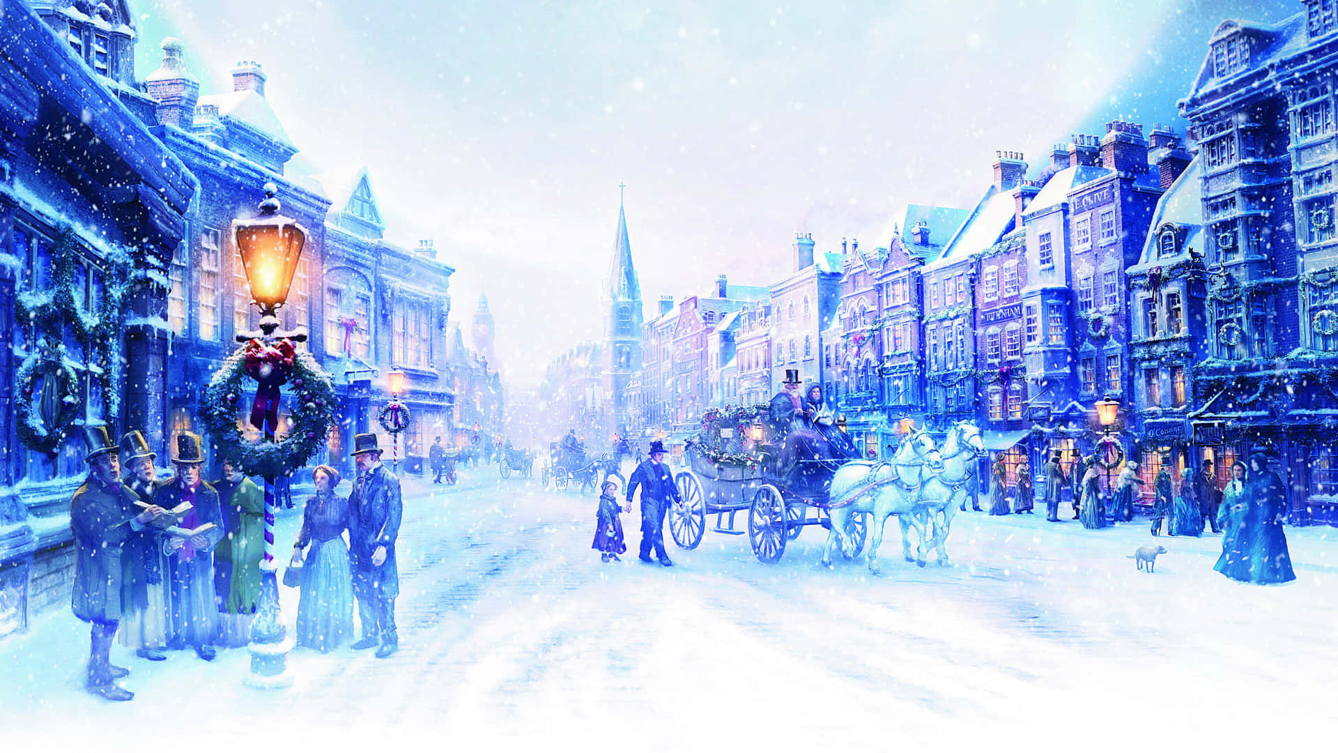 Tác phẩm Giáng sinh Carol của Charles Dickens Hình nền
