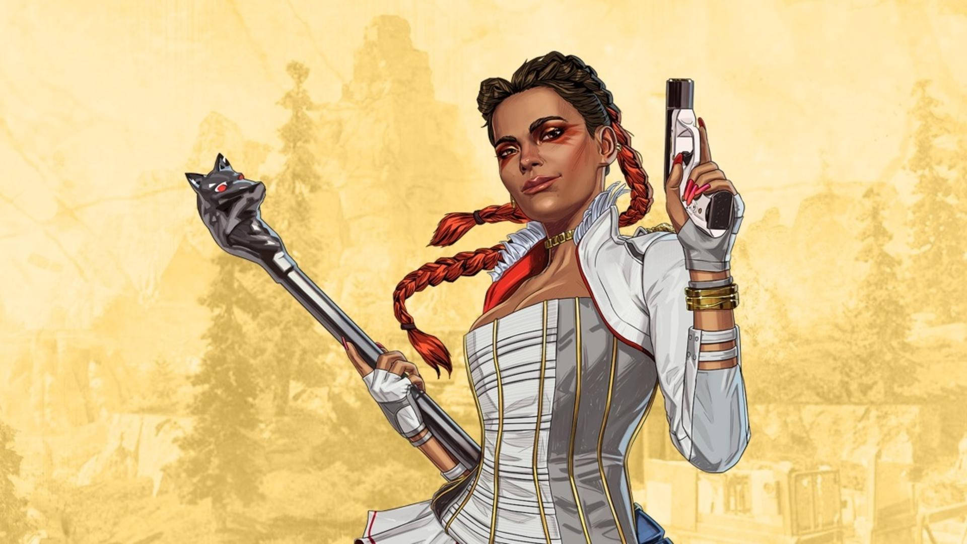 Tác phẩm nghệ thuật đồ họa Loba Apex Legends ấn tượng Hình nền