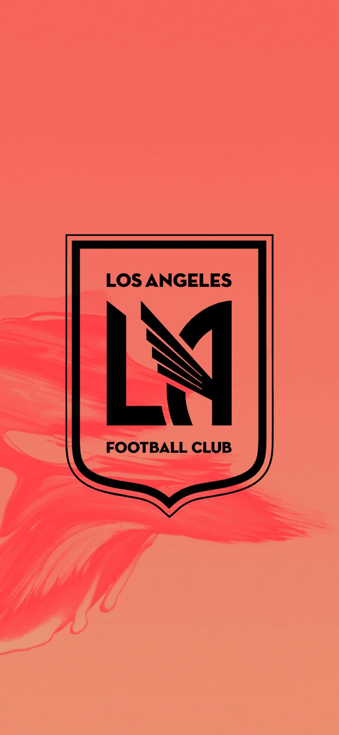 Tác phẩm nghệ thuật kỹ thuật số màu hồng của Los Angeles FC Hình nền