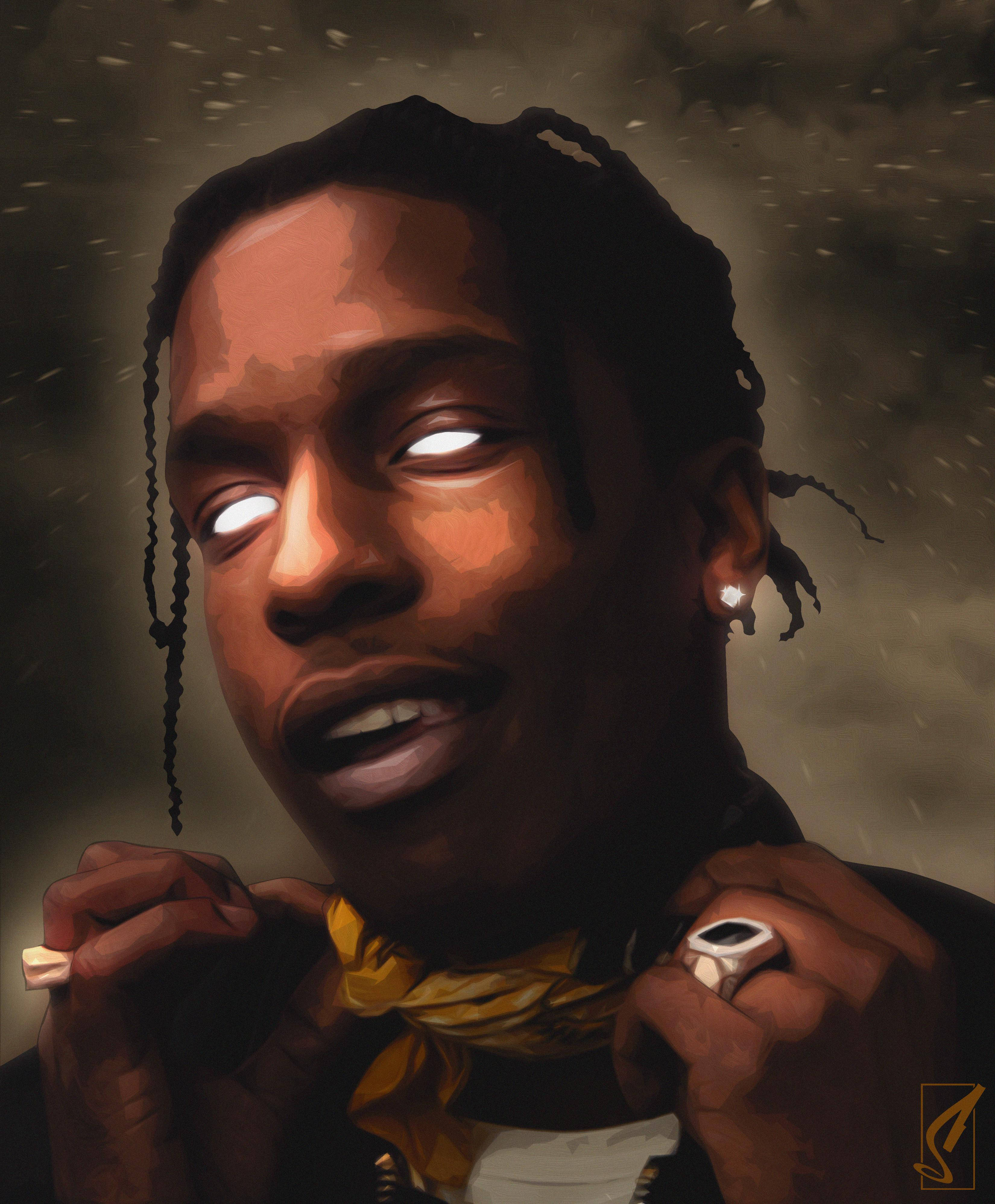 Tác phẩm nghệ thuật Asap Rocky rùng rợn Hình nền