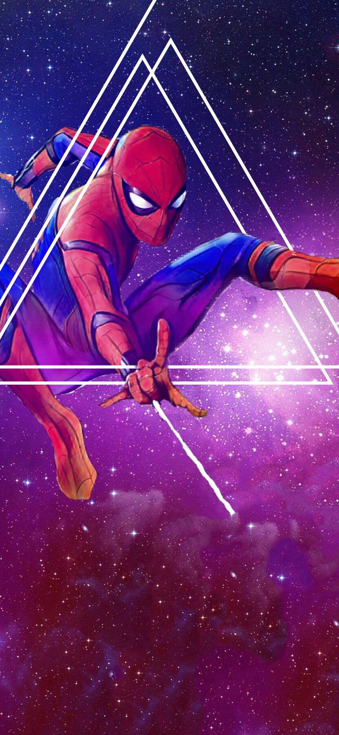 Tác phẩm nghệ thuật Avengers Người Nhện iPhone Hình nền