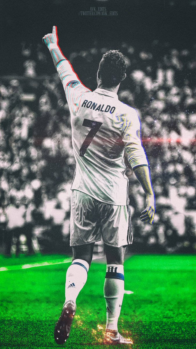 Tác phẩm nghệ thuật Glitch của Cristiano Ronaldo Hình nền