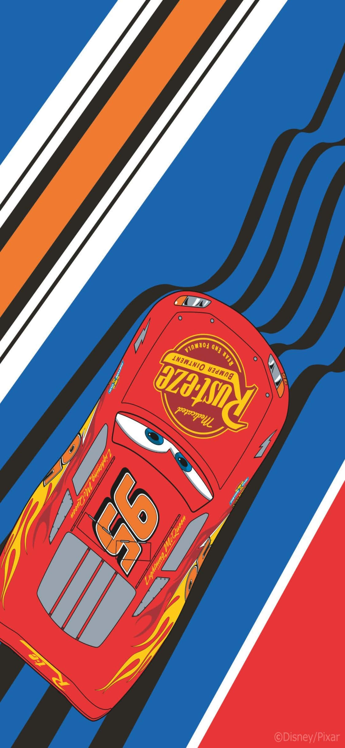 Tác phẩm nghệ thuật kỹ thuật số Lightning McQueen Hình nền Xe hơi iPhone X Hình nền