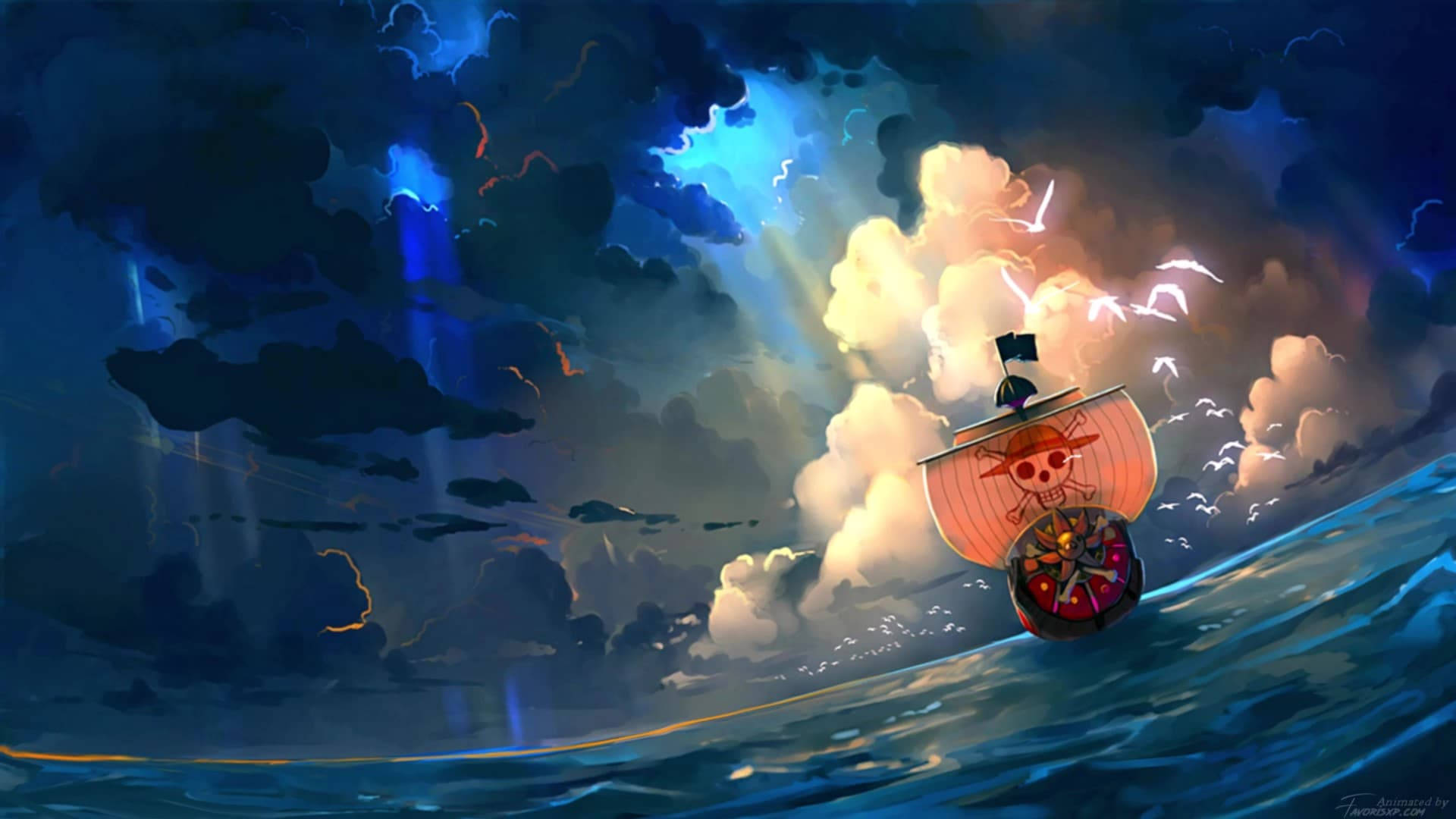Tác phẩm nghệ thuật One Piece tương tác Hình nền