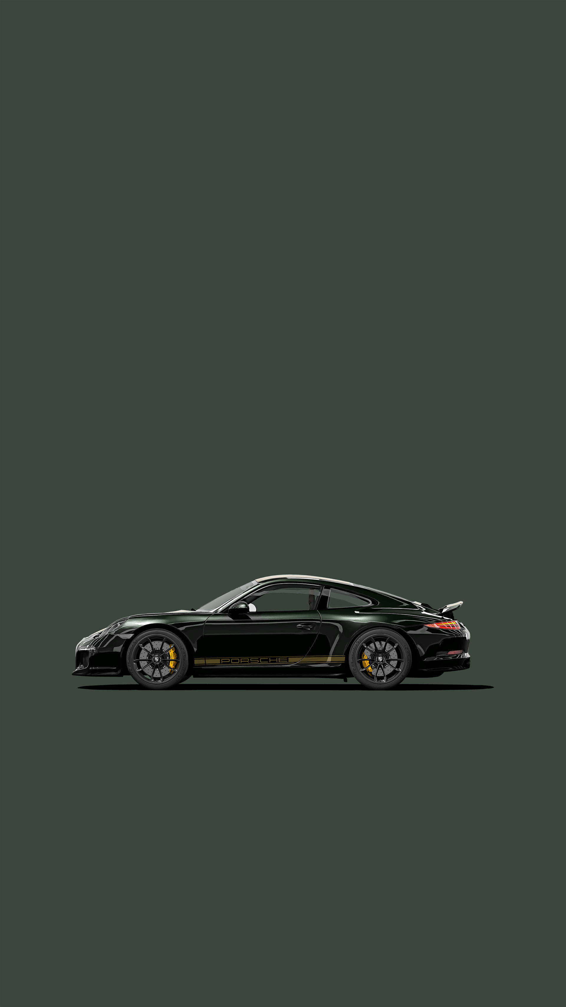 Tác phẩm nghệ thuật Porsche 911 xanh đậm Hình nền