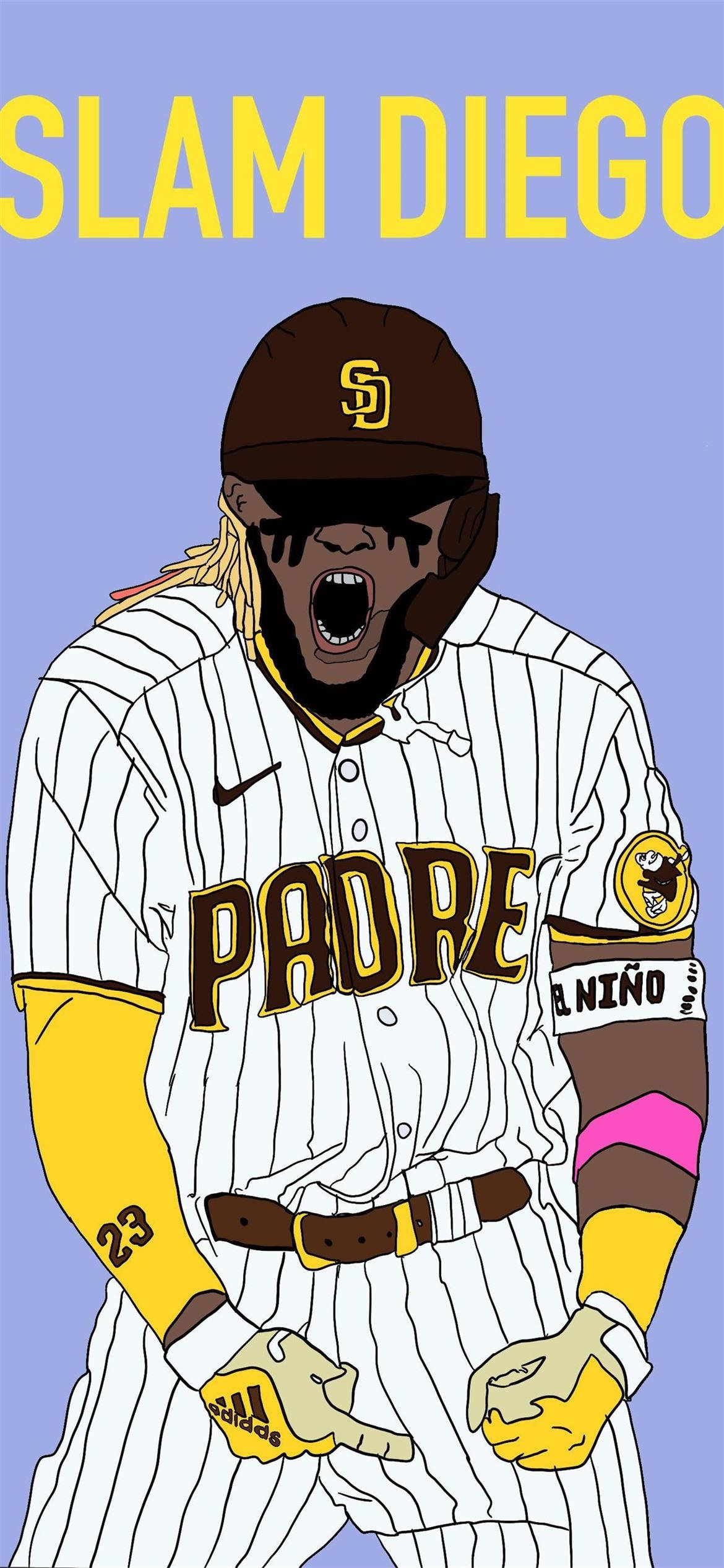 Tác phẩm nghệ thuật Tatis Jr. của San Diego Padres Hình nền