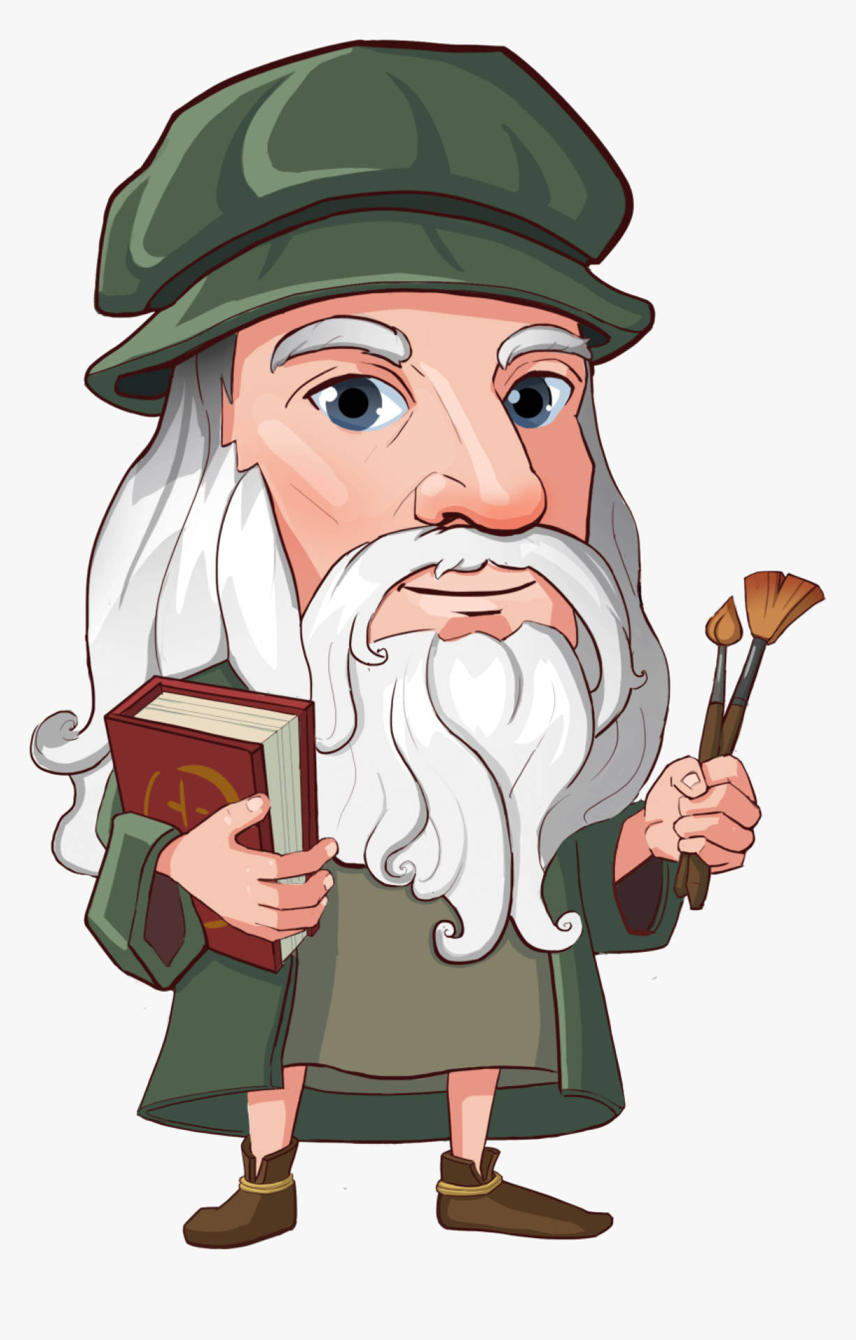 Sự tinh tế tuyệt đỉnh của Leonardo Da Vinci trong nghệ thuật đồ họa đơn sắc Hình nền