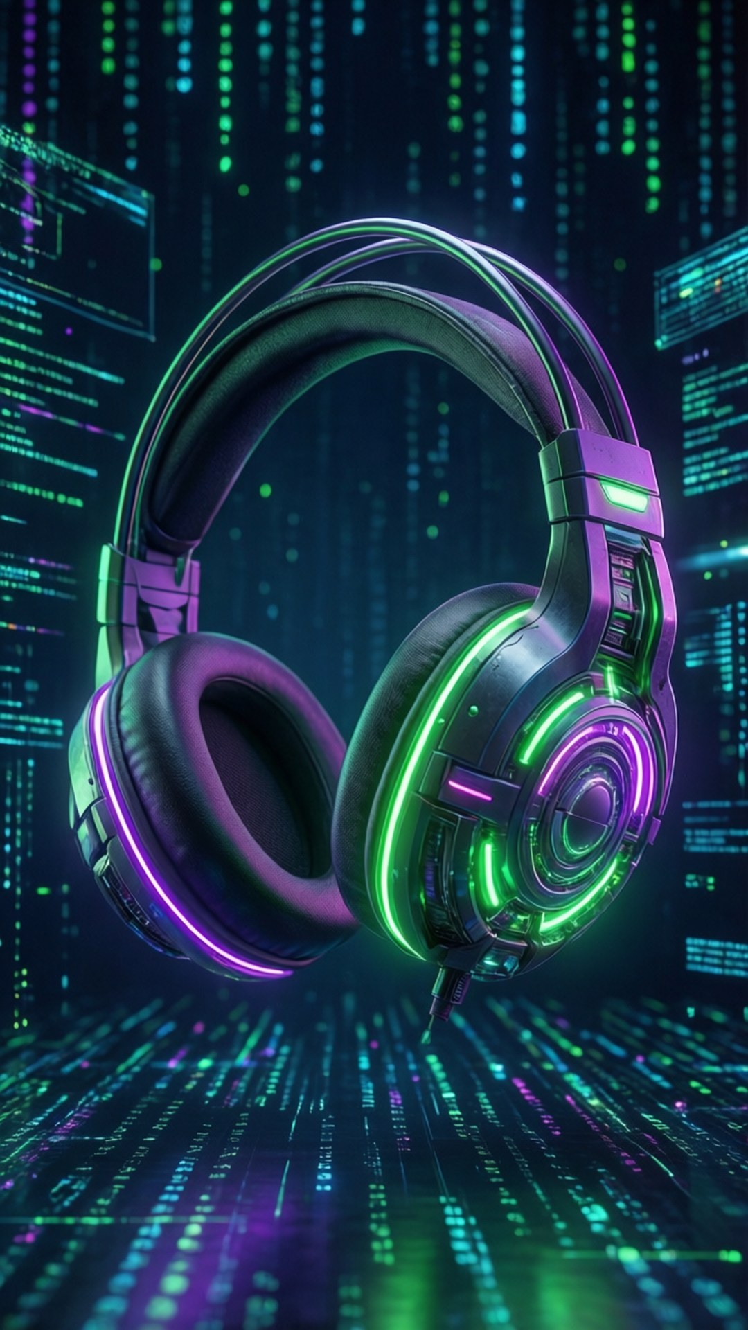 Tai nghe gaming Neon Hình nền