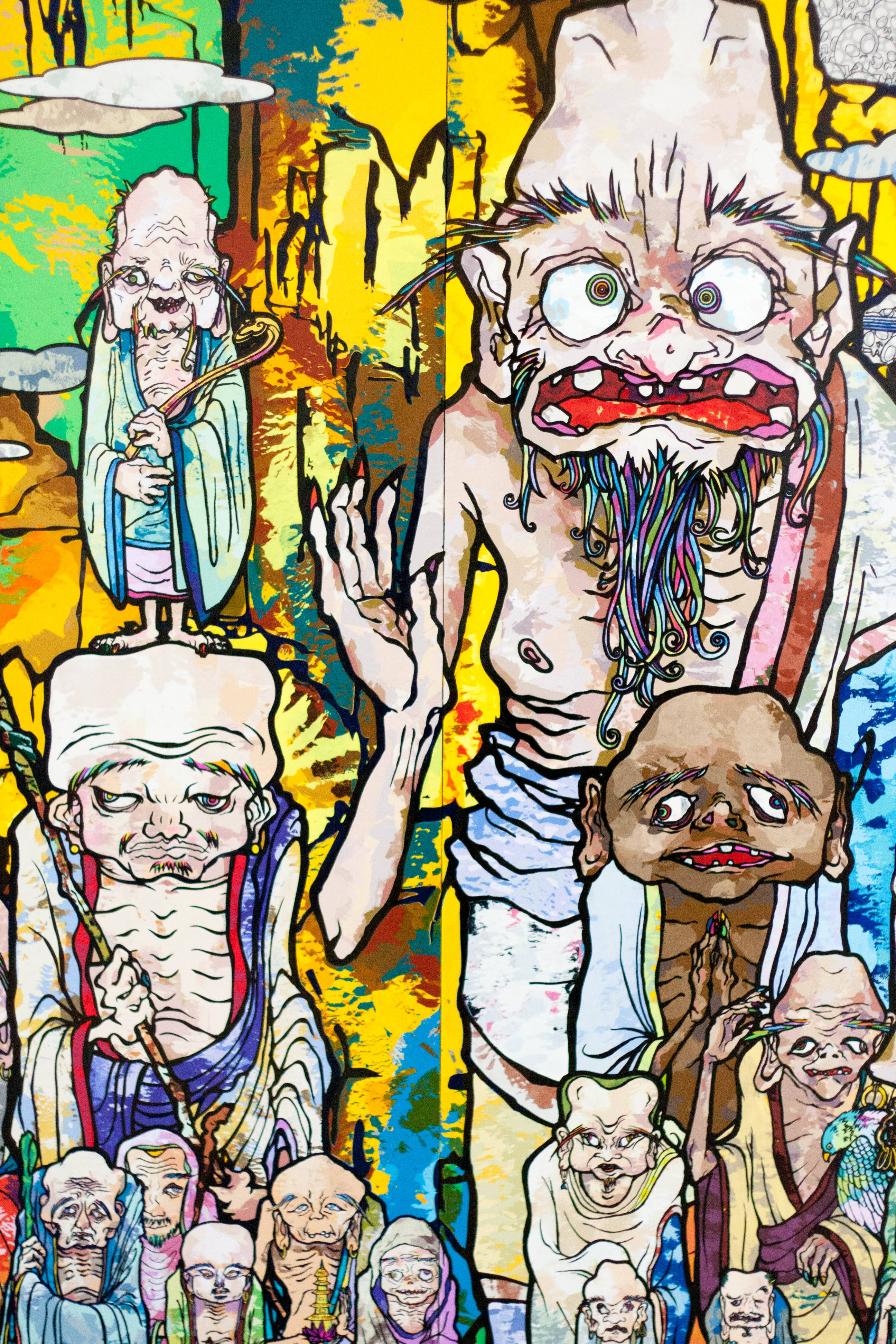 Takashi Murakami Người Cao Tuổi 4K Hình nền