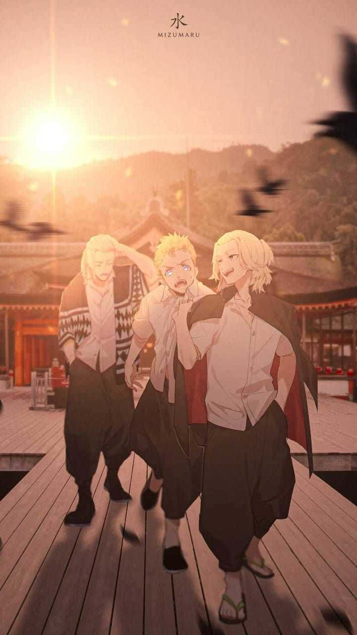 Takemichi Mikey Draken Tokyo Revengers Anime Hình nền