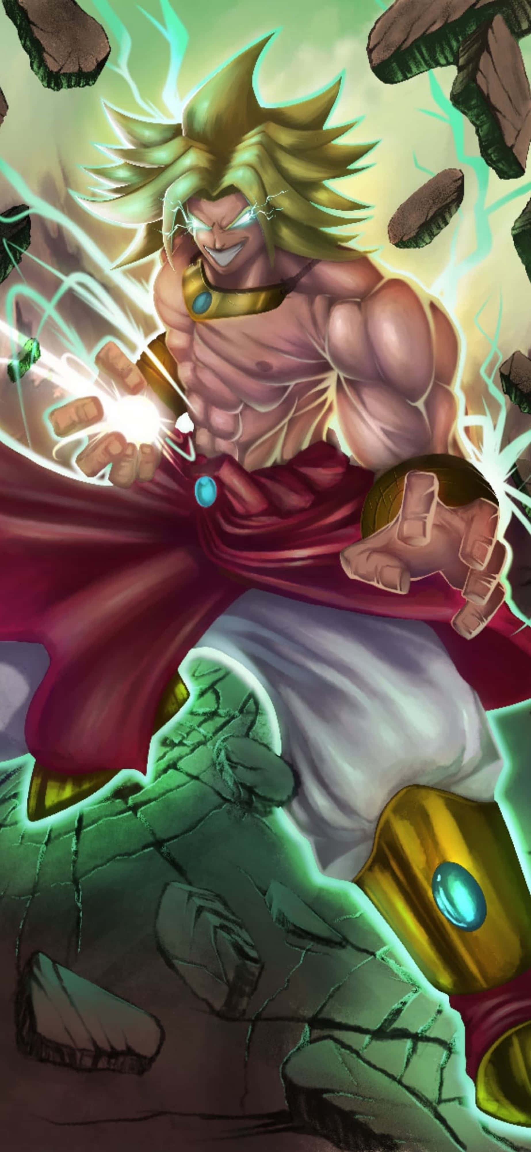 Tận hưởng mọi cuộc phiêu lưu hành động của Broly với hình nền 4K này Hình nền
