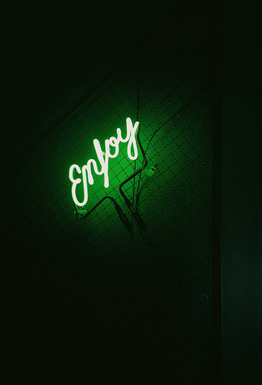 Tận hưởng phong cách Neon Xanh Hình nền