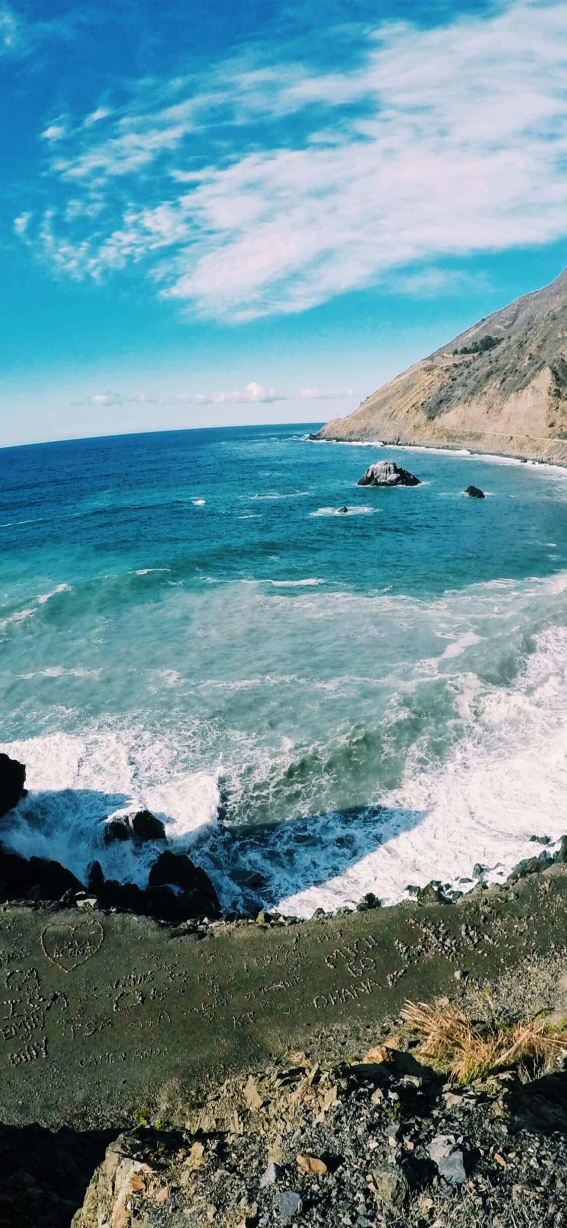 Tận hưởng quang cảnh ngoạn mục của California với iPhone X Hình nền