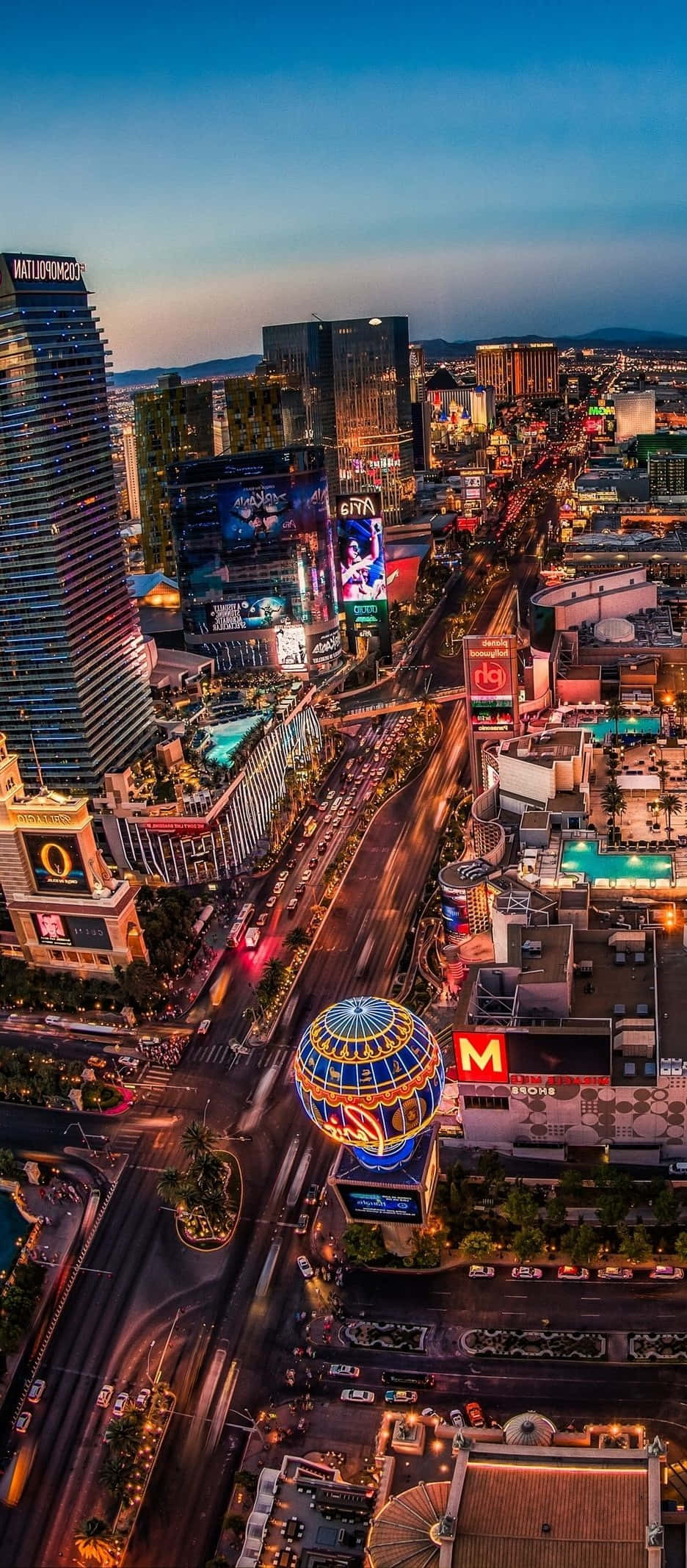 Tận hưởng sự hào nhoáng và lấp lánh của kỳ nghỉ tại Las Vegas Hình nền
