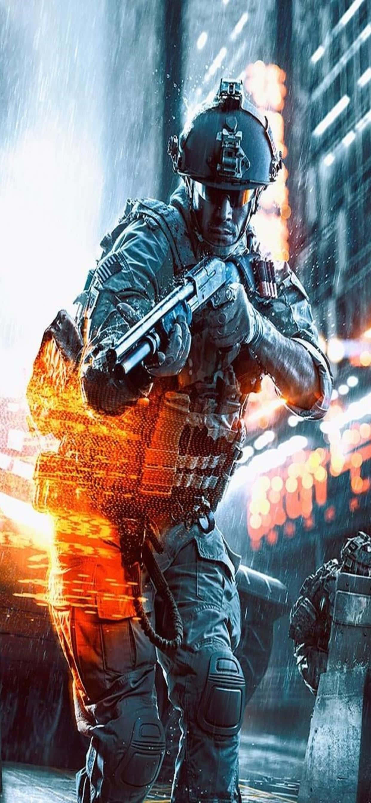 Tận hưởng trải nghiệm chơi game tối thượng trên iPhone Xs Max với Battlefield 4 Hình nền